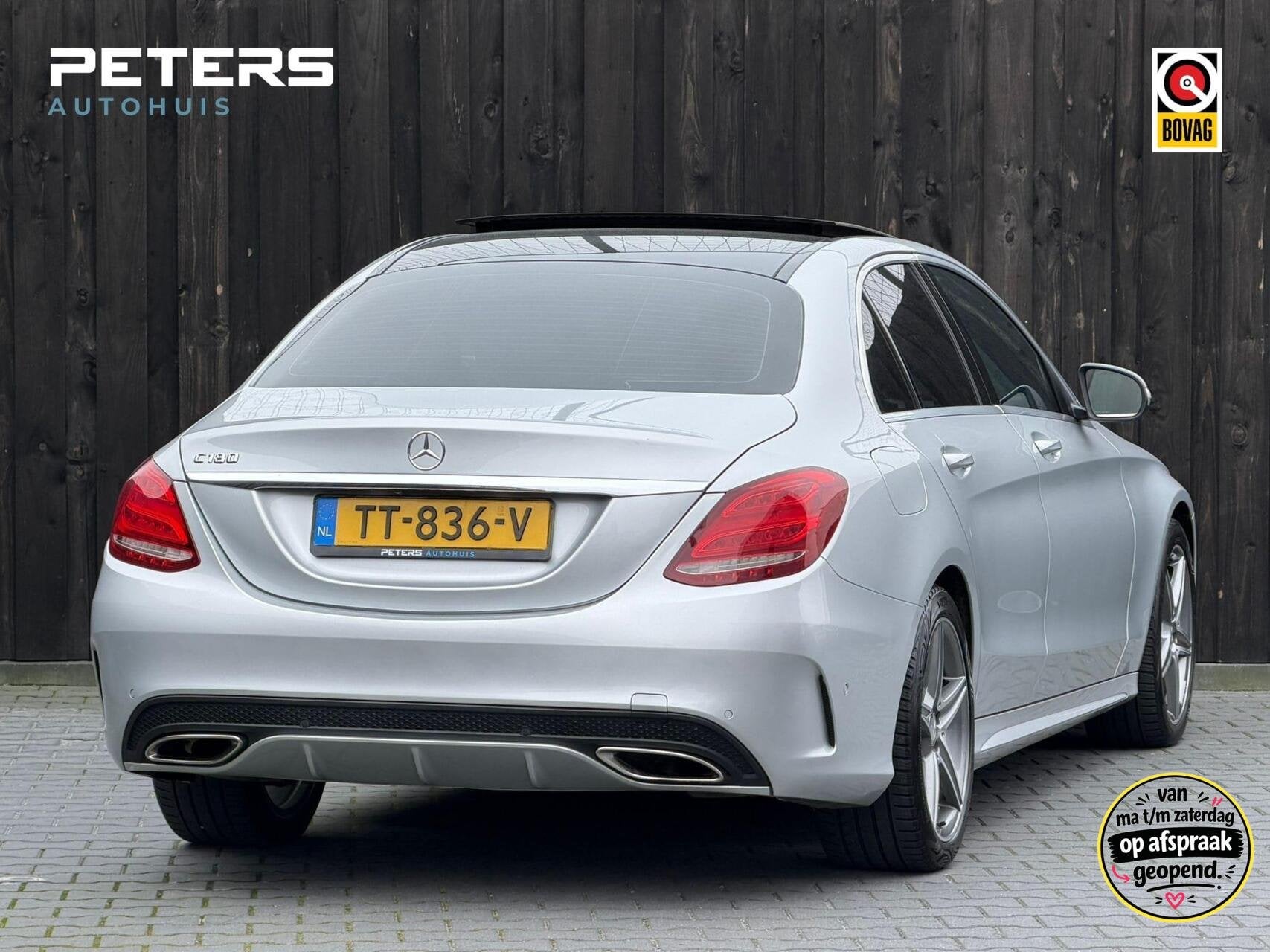 Mercedes C-klasse 180 Prestige| AMG Pakket| Panodak| Keyless, Automaat, Achterwielaandrijving, Bedrijf, 19 km/l