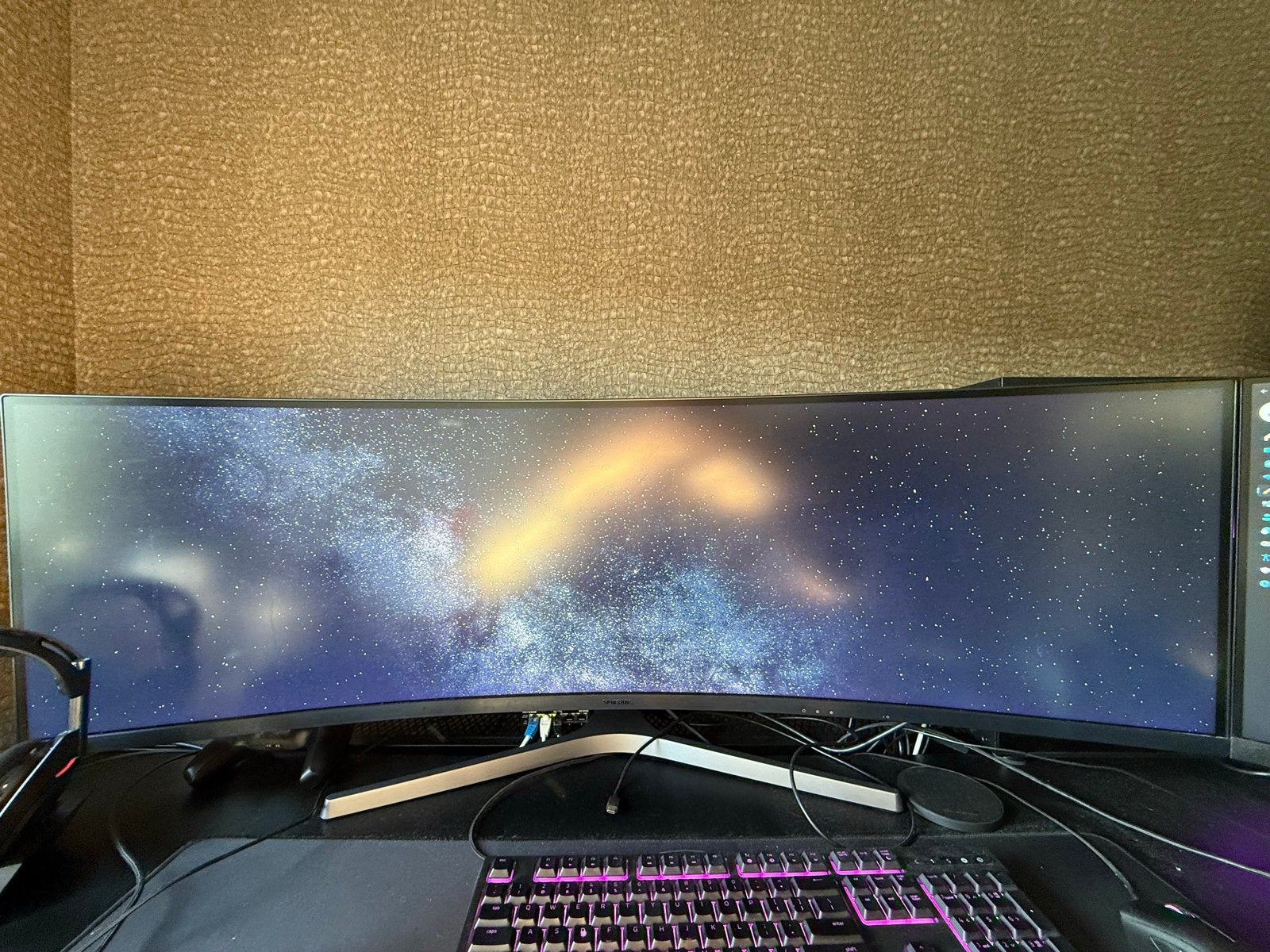 Samsung C49RG9x Ultra-Wide Monitor – 49 inch | (5120x1440), Gebruikt, 3 tot 5 ms, 101 t/m 150 Hz, Curved