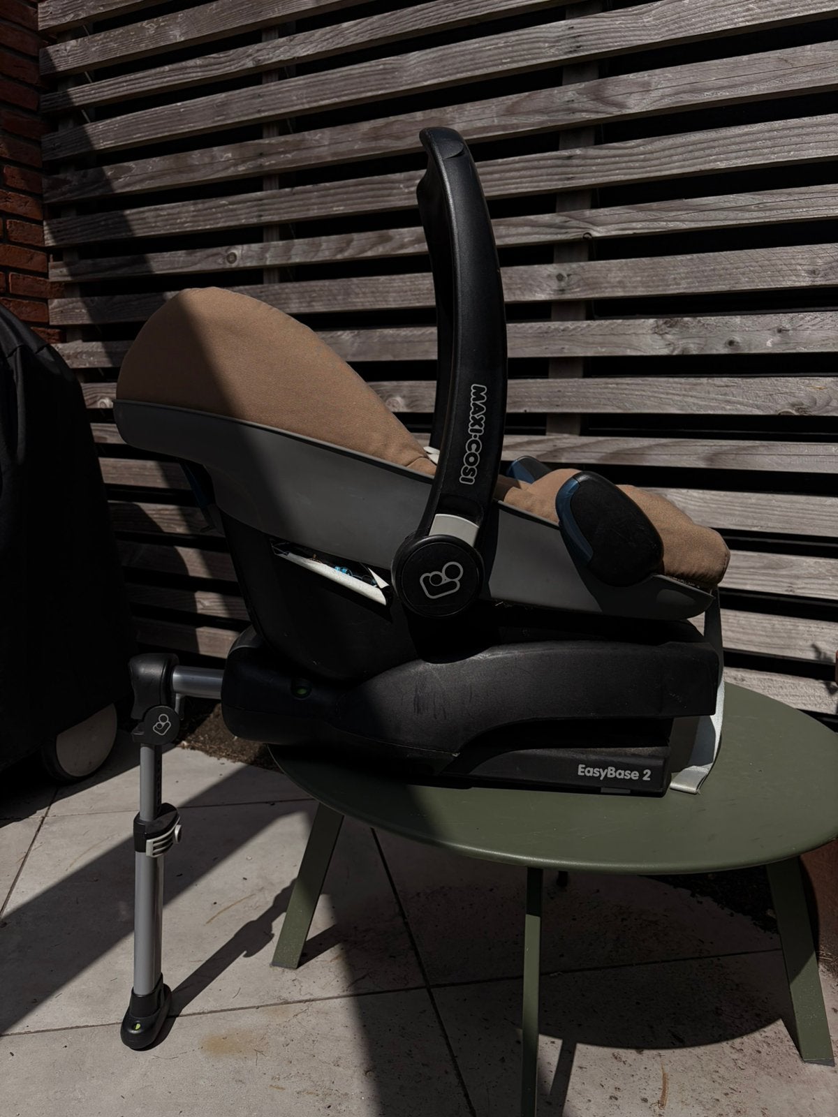 Maxi cosi pebble met base, Ophalen, Gebruikt, Isofix, 0 t/m 13 kg