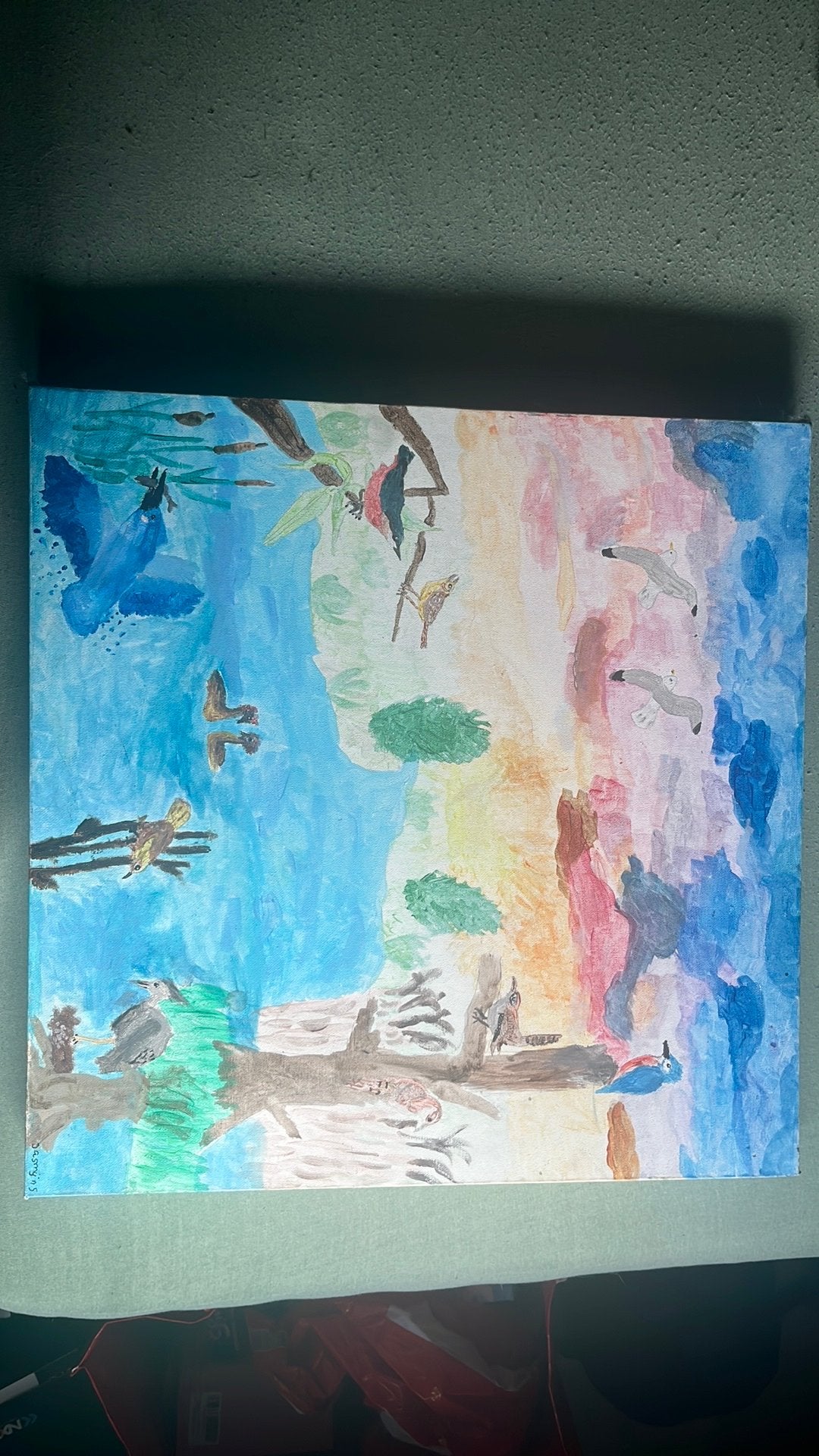 Schilderij diverse vogels, Ophalen of Verzenden