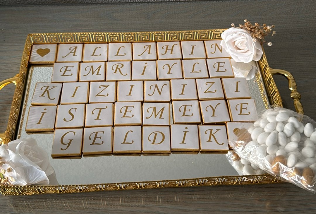 Speciale Chocolade voor bruid, Ophalen of Verzenden, Zo goed als nieuw, Overige materialen