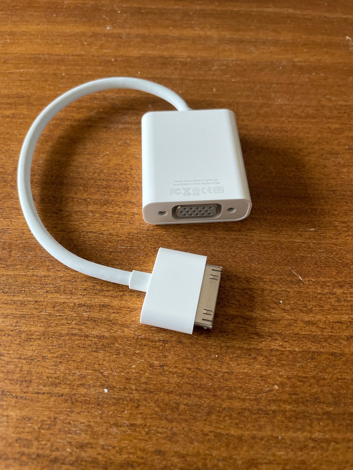 30-pin naar VGA Adapter voor Apple apparaten, Ophalen of Verzenden, Gebruikt, Minder dan 2 meter, Overige kabels