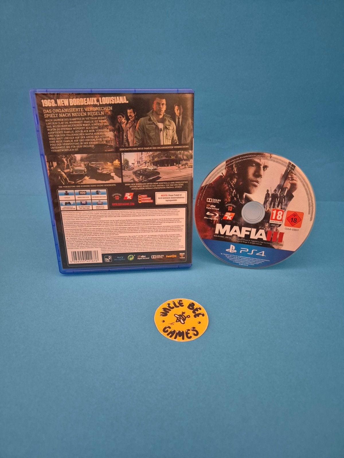 Mafia III + dlc, Avontuur en Actie, Vanaf 18 jaar, Verzenden, 1 speler
