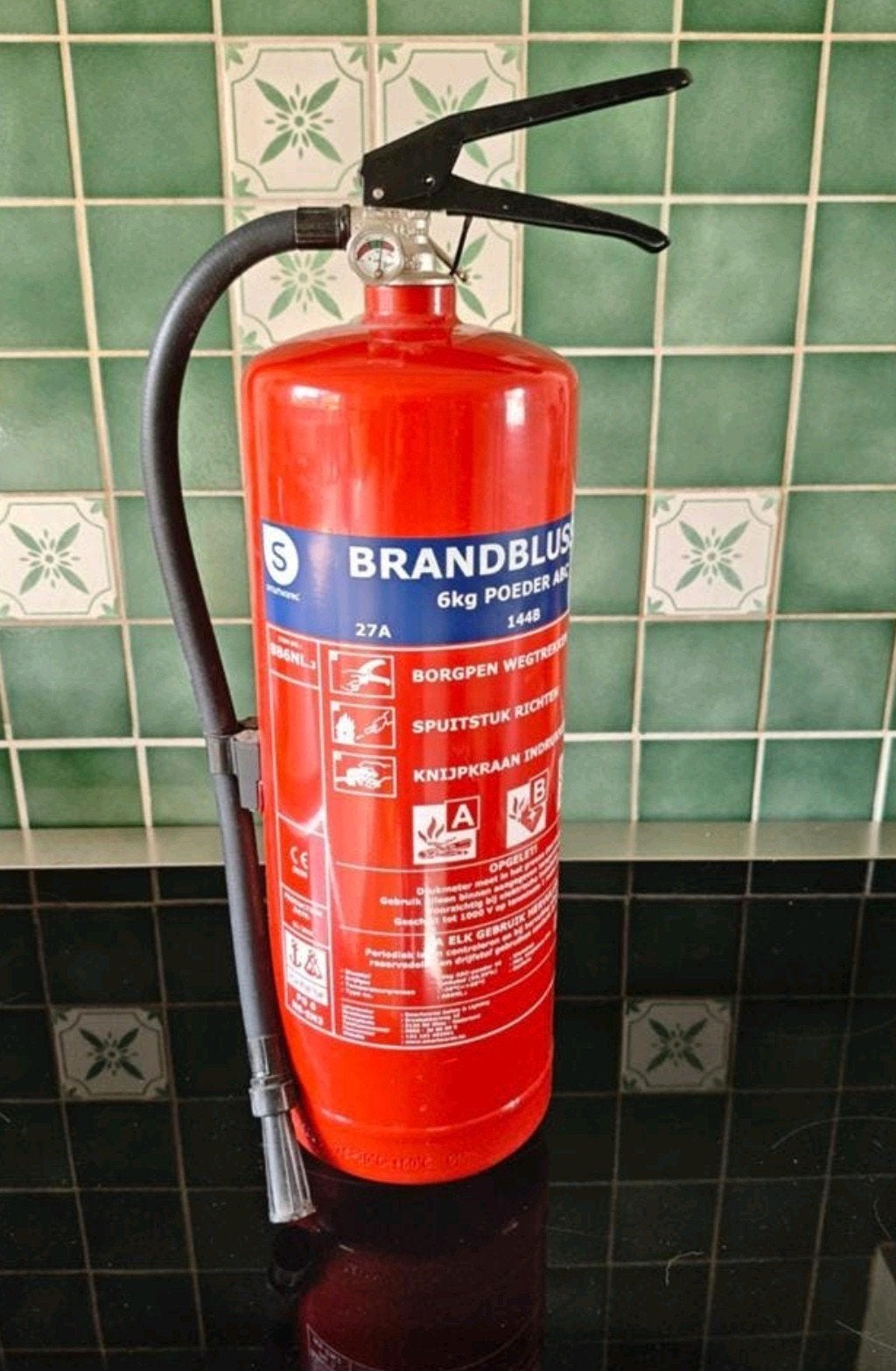 Brandblusser 6kg poeder ABC, Ophalen, Nieuw, Brandblusser