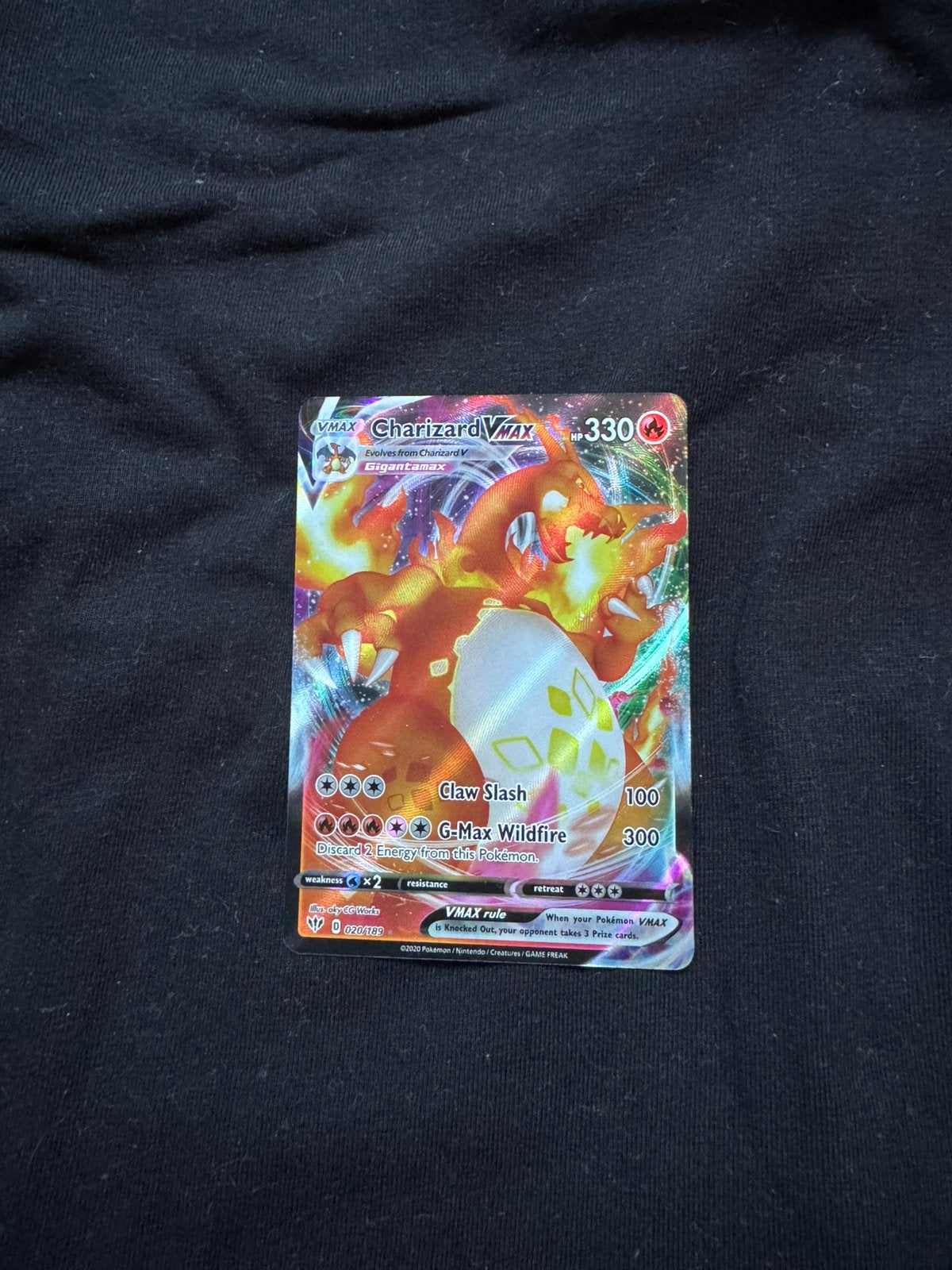 Charizard vmax DAA20, Ophalen of Verzenden, Zo goed als nieuw