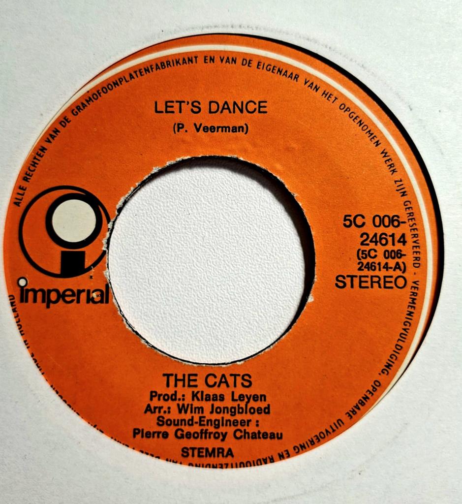 7"/SINGLE  THE CATS - Let's Dance, Cd's en Dvd's, Vinyl Singles, Ophalen of Verzenden, Gebruikt, Pop