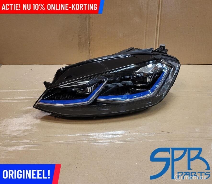 Vw GOLF 7 7.5 FACELIFT FULL LED GTE KOPLAMP LINKS 5G1941035N, Gebruikt, VOLKSWAGEN, Volkswagen, Ophalen of Verzenden