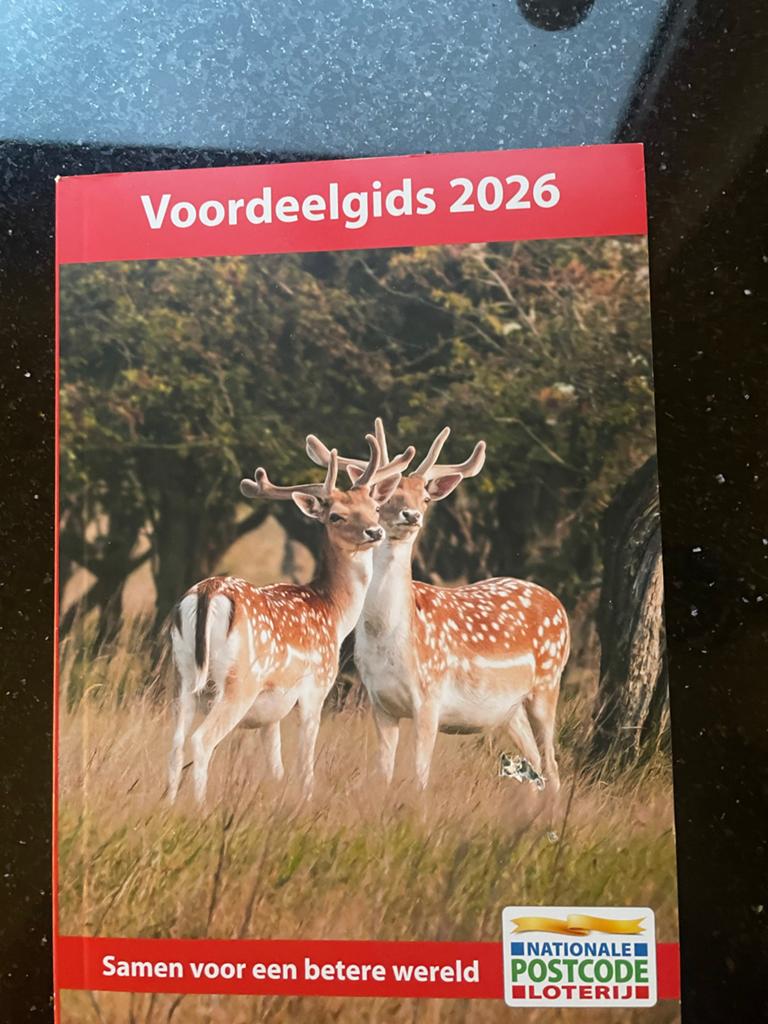 Voordeelgids 2026 postcodeloterij, Drie personen of meer, Kortingsbon
