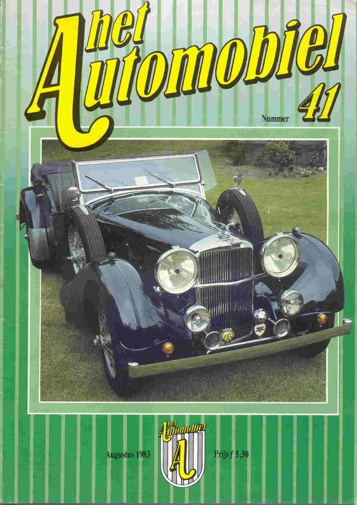Het Automobiel 41 1983 Aero Minor, Hansa 1100, Alvis Speed, Ophalen of Verzenden, Nieuw, Overige merken