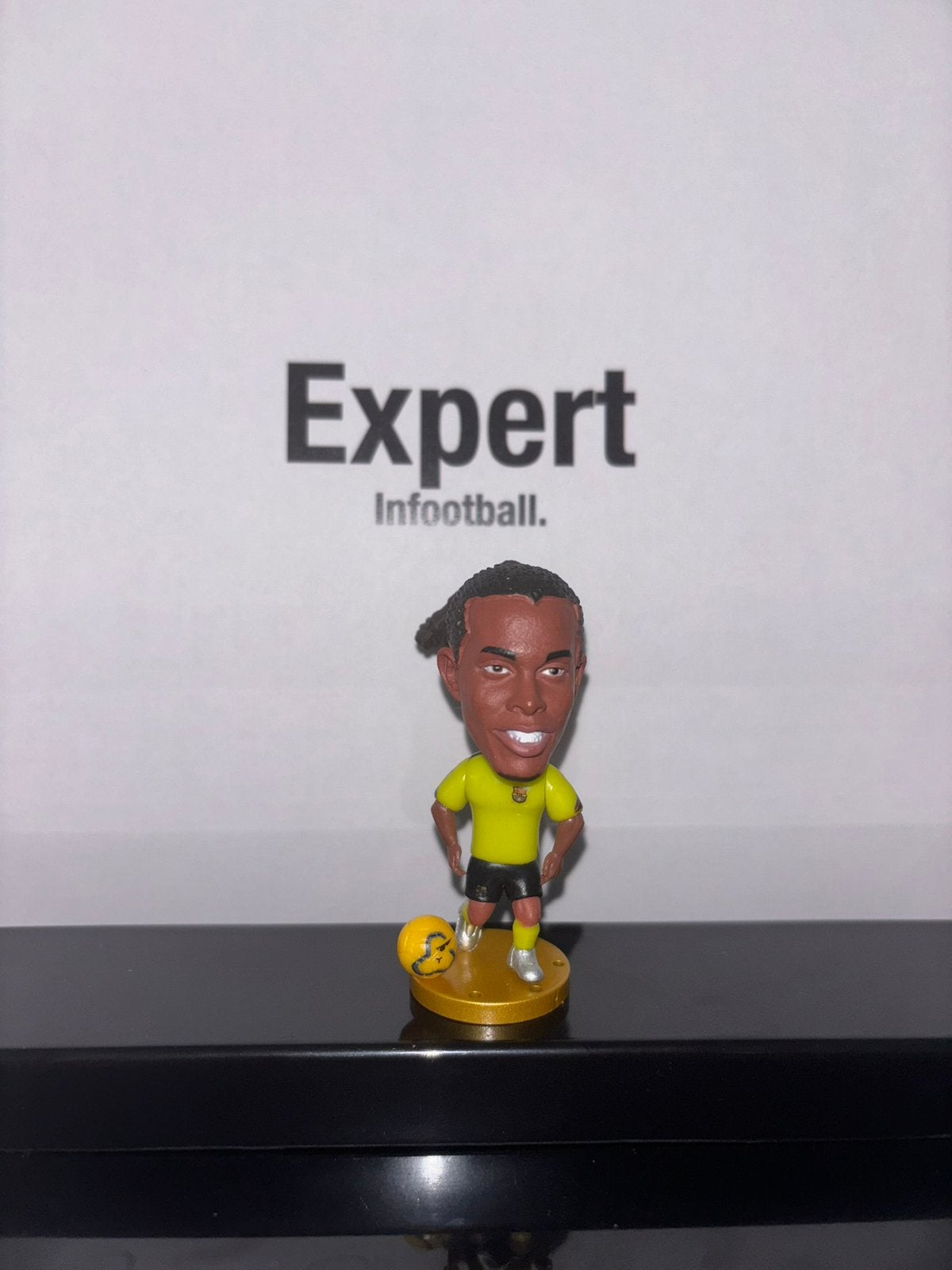 Ronaldinho voetbalpoppetje - FC Barcelona, Ophalen of Verzenden, Nieuw, Buitenlandse clubs, Beeldje of Poppetje