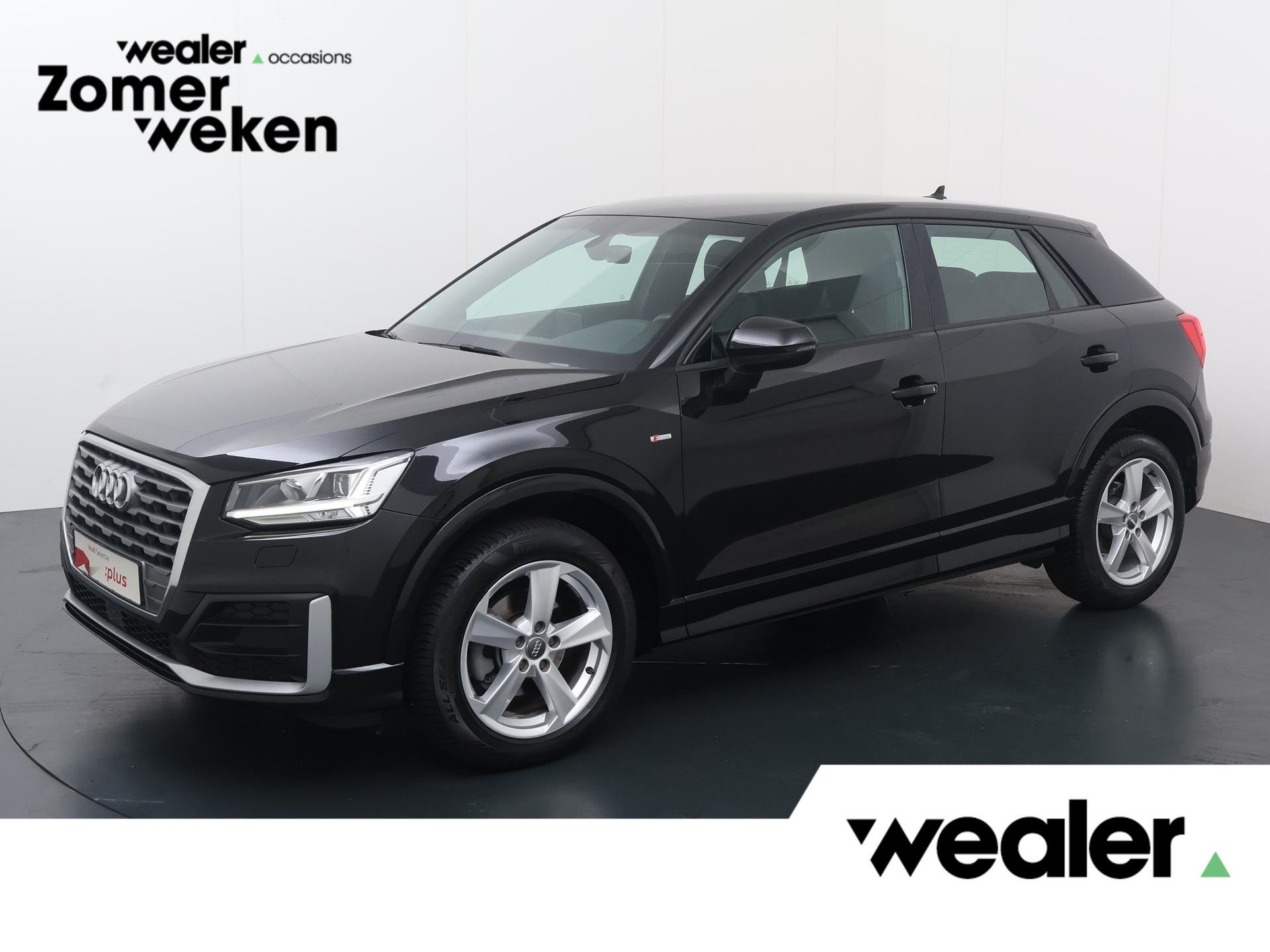 Audi Q2 35 TFSI S Edition | 150 PK | Automaat | Cruise contr, Auto's, 12 maanden, 4 cilinders, Leder en Stof, Zwart