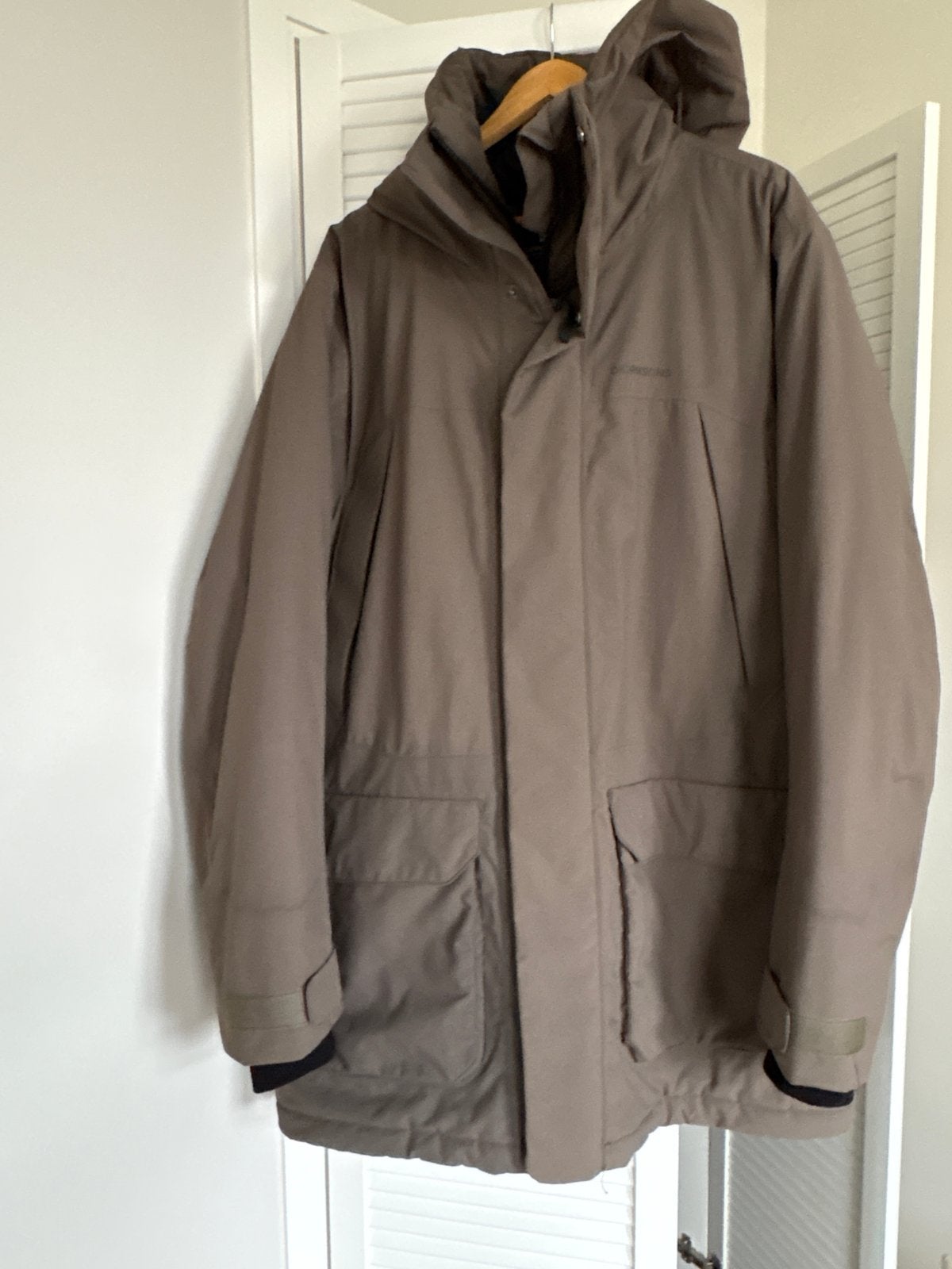 Didriksons 100% Waterdichte Winterjas Heren - Maat XL, Ophalen of Verzenden, Zo goed als nieuw, Maat 56/58 (XL), Grijs