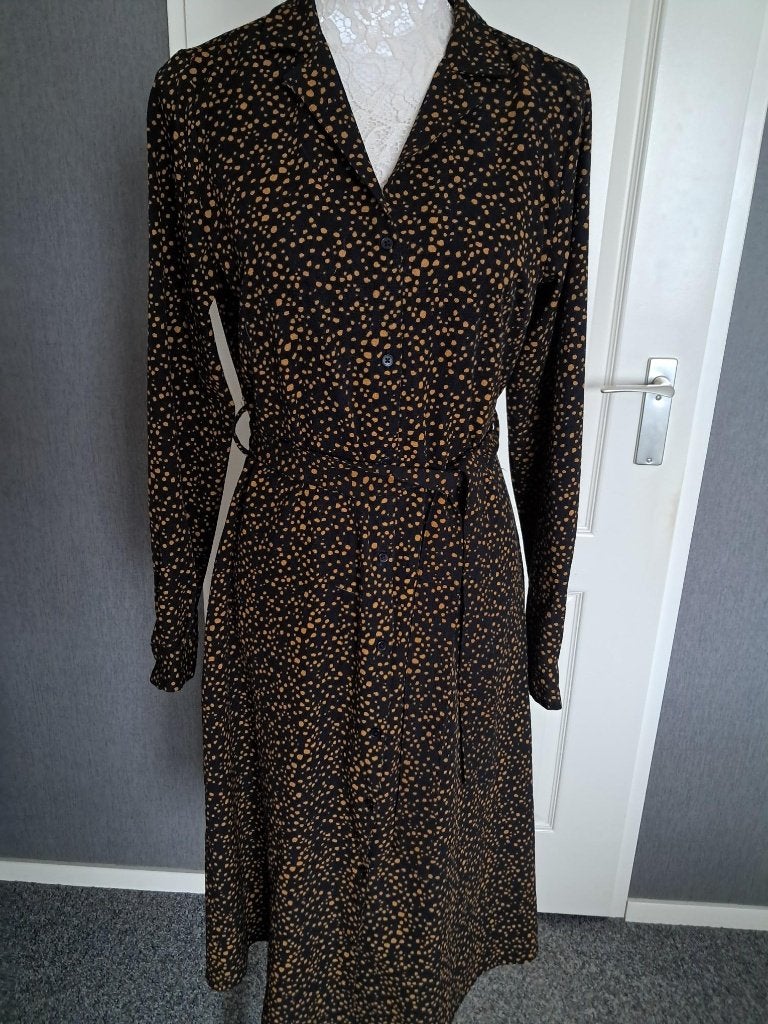 Jurk Zeeman Maat : 38 Kleur : bruin, Maat 38/40 (M), Meerkleurig, Zeeman, Ophalen of Verzenden