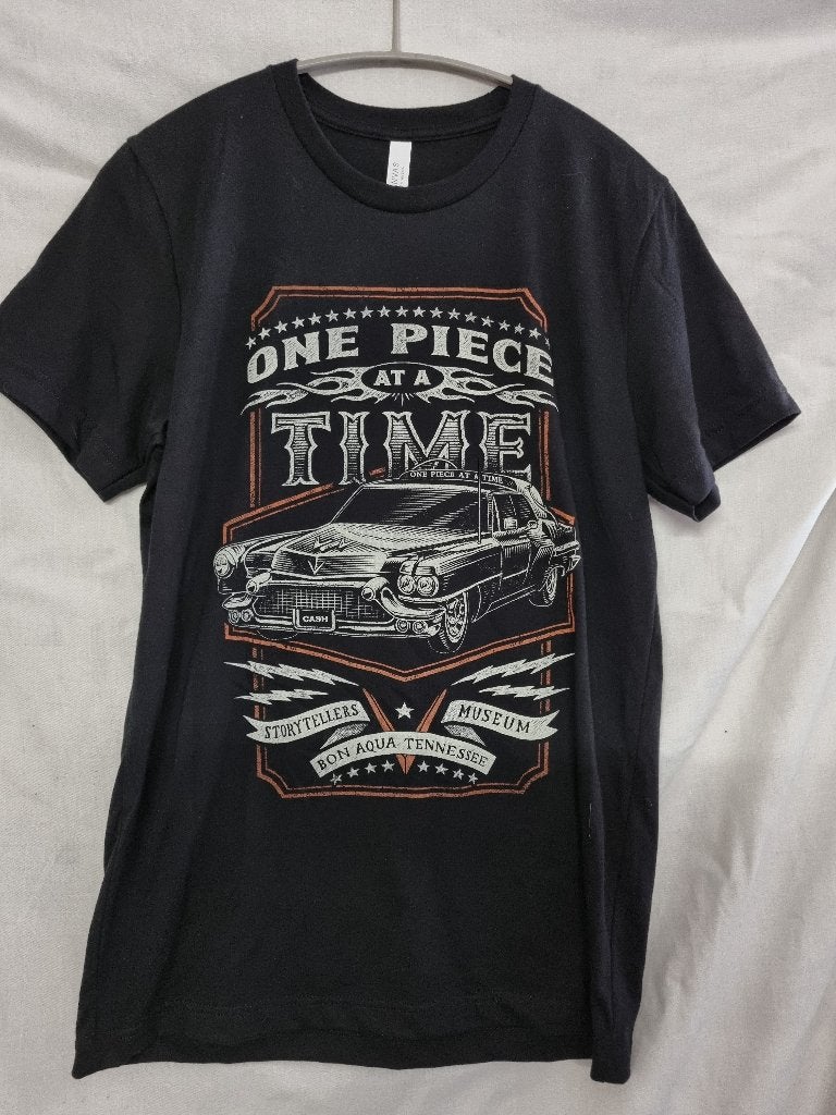 Johnny Cash t-shirt One Piece at a time"". maat M nieuw., Ophalen of Verzenden, Nieuw, Zwart