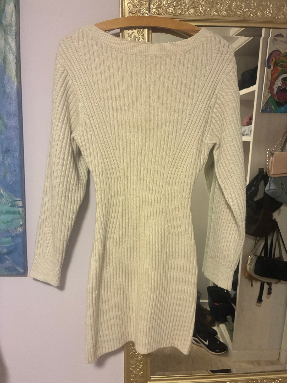 Gebreide jurk H&M - Maat XXS - Zo goed als nieuw, Kleding | Dames, Jurken, Ophalen, Zo goed als nieuw, Maat 34 (XS) of kleiner