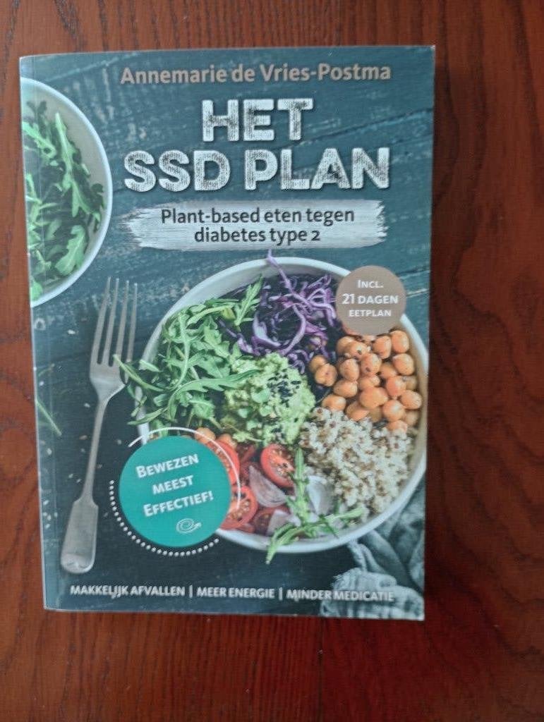 Het SSD Plan  Plant-based eten tegen diabetes type 2 NIEUW, Annemarie de Vries-Postma, Dieet en Voeding, Nieuw, Ophalen of Verzenden