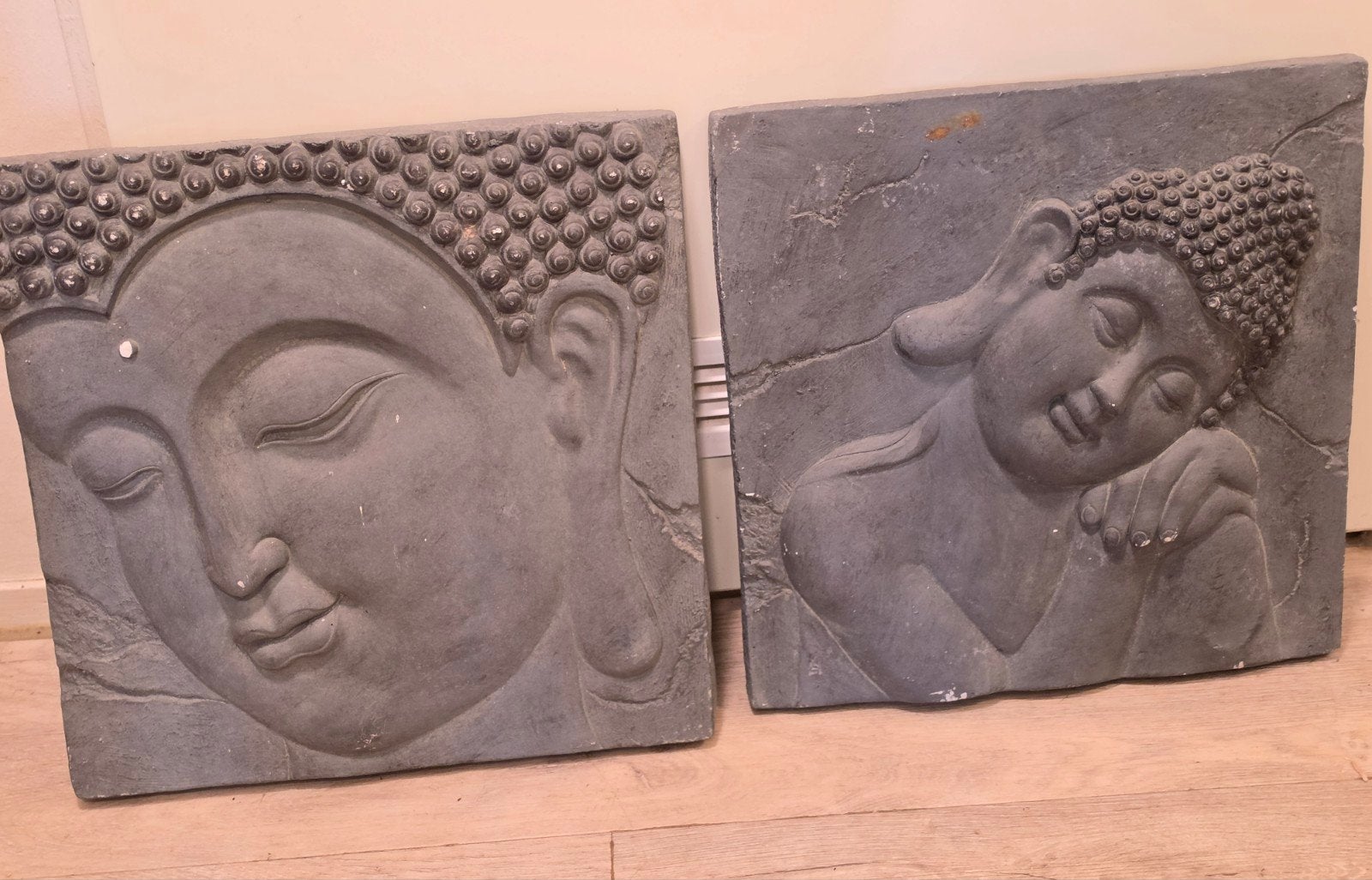 2 boedhas schilderijen, Huis en Inrichting, Woonaccessoires | Schilderijen, Tekeningen en Foto's, Ophalen, Zo goed als nieuw, Schilderij