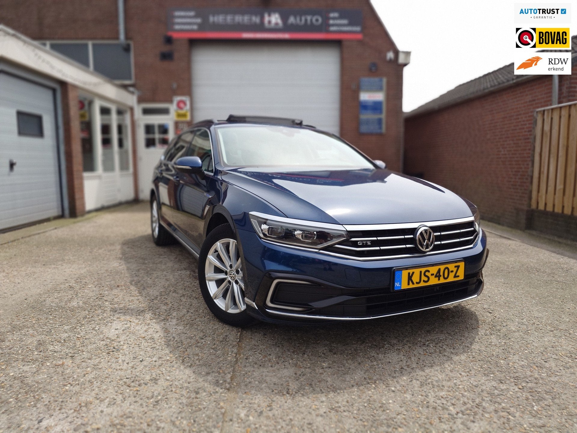 Volkswagen Passat Variant 1.4 TSI PHEV GTE Business Dealer o, Dealer onderhouden, Stof, Blauw, Plug-in hybride