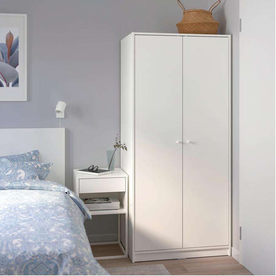 Kleppstad IKEA kledingkast, Huis en Inrichting, Kasten | Kledingkasten, Ophalen, Gebruikt, Met plank(en), 50 tot 100 cm
