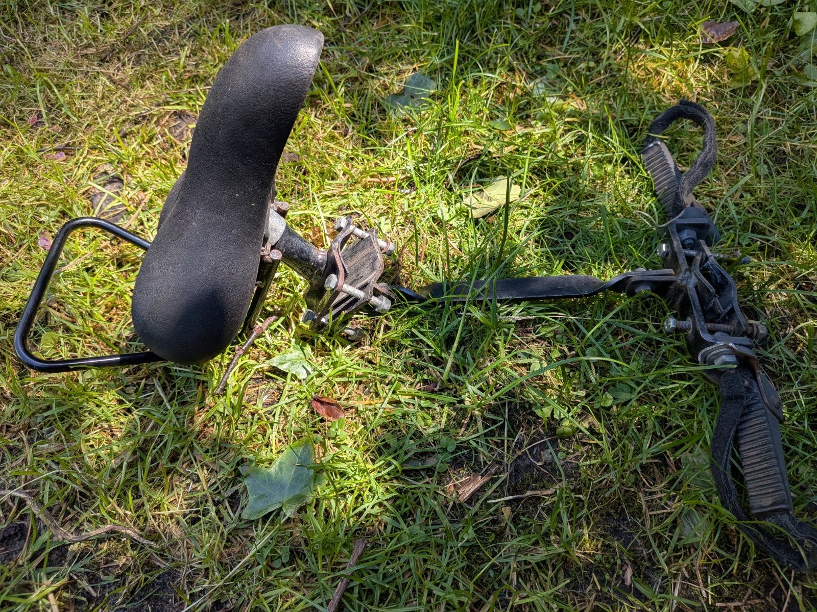 Zadel op stang type 2 voor herenfiets, Fietsen en Brommers, Fietsaccessoires | Fietsstoeltjes, Ophalen, Gebruikt