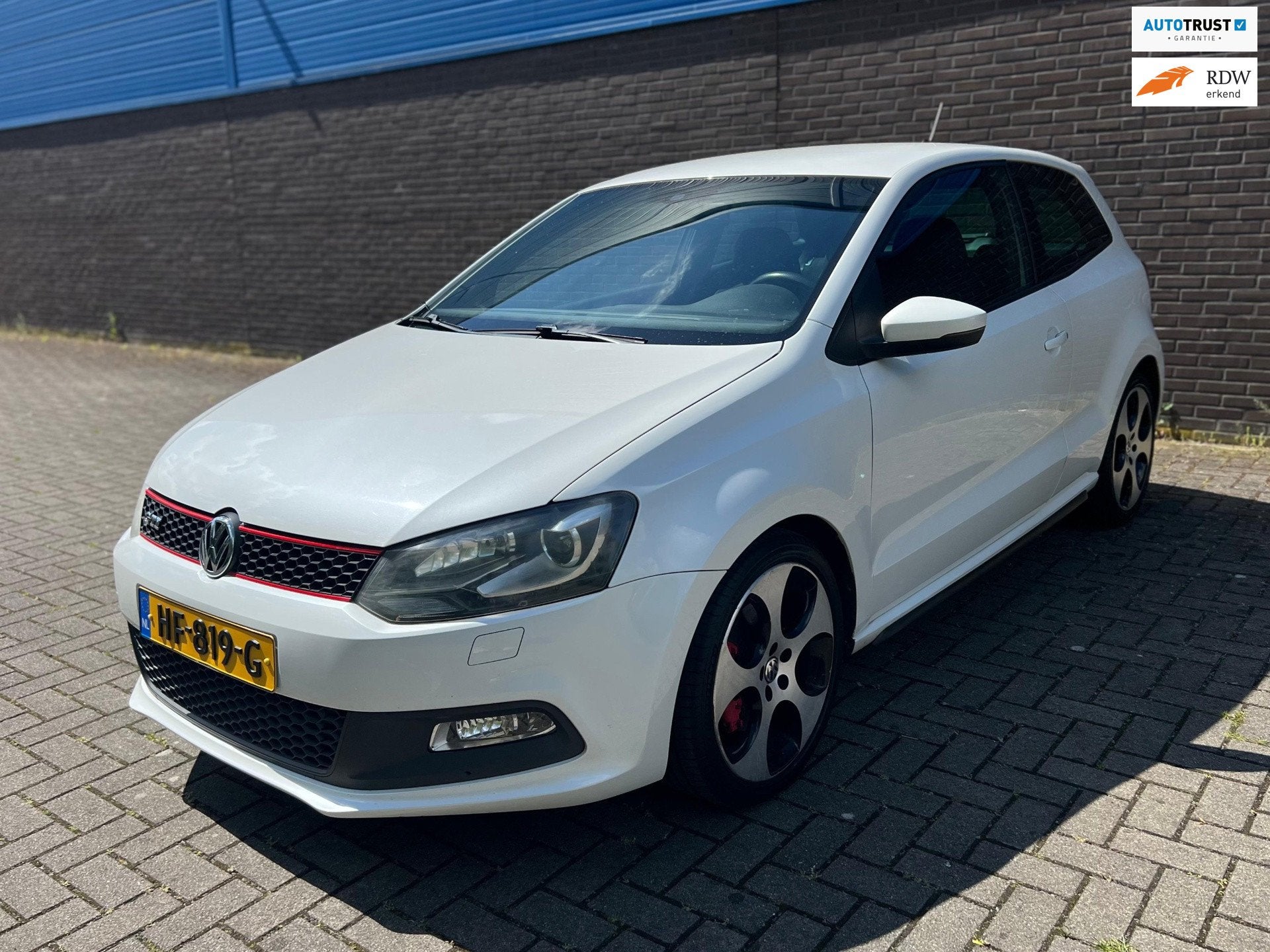 Volkswagen Polo 1.4 TSI GTI | Automaat | Cruise | Climate |, Euro 5, 4 cilinders, Wit, 630 kg
