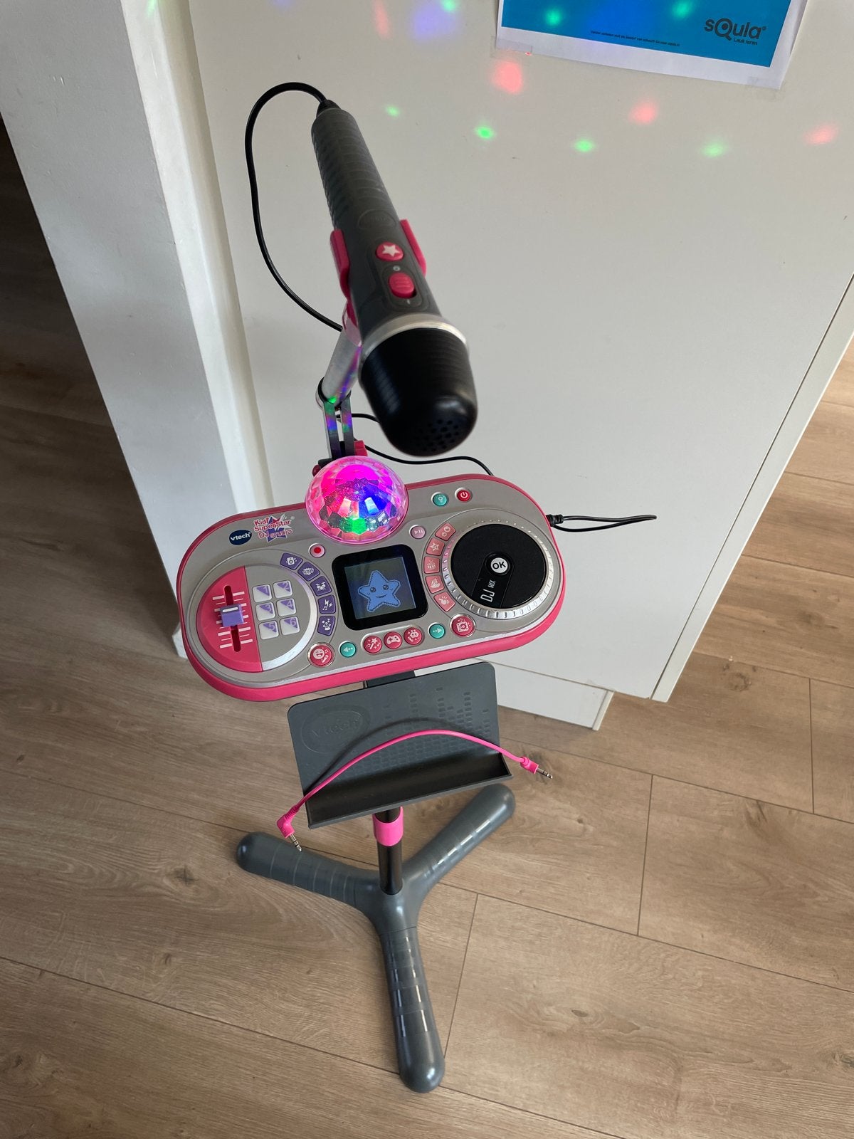 VTech Kidi Super Star DJ Studio met microfoon, Kinderen en Baby's, Speelgoed | Vtech, Zo goed als nieuw, 6 jaar of ouder, Ophalen of Verzenden