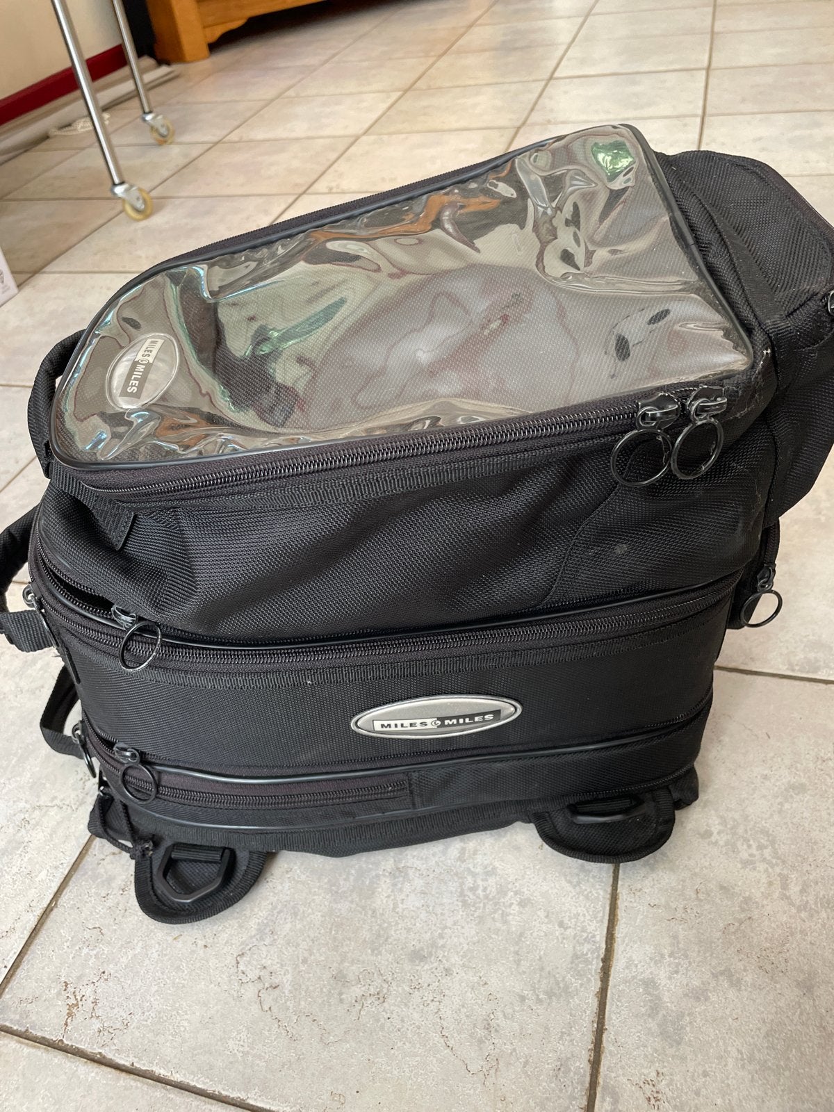 Miles Miles motor magneet tanktas - waterdicht en 2-delig, Ophalen of Verzenden, Zo goed als nieuw