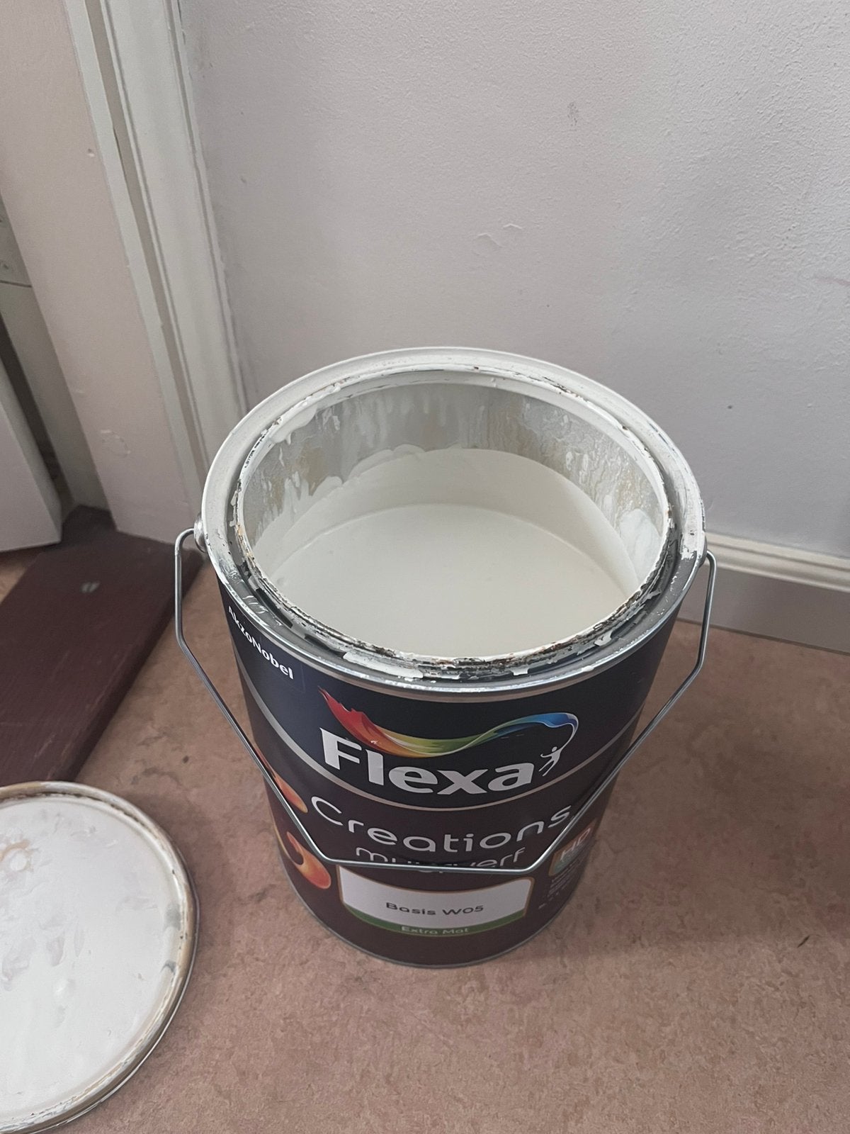 Flexa muurverf sandy beach ~5L, Ophalen, Zo goed als nieuw