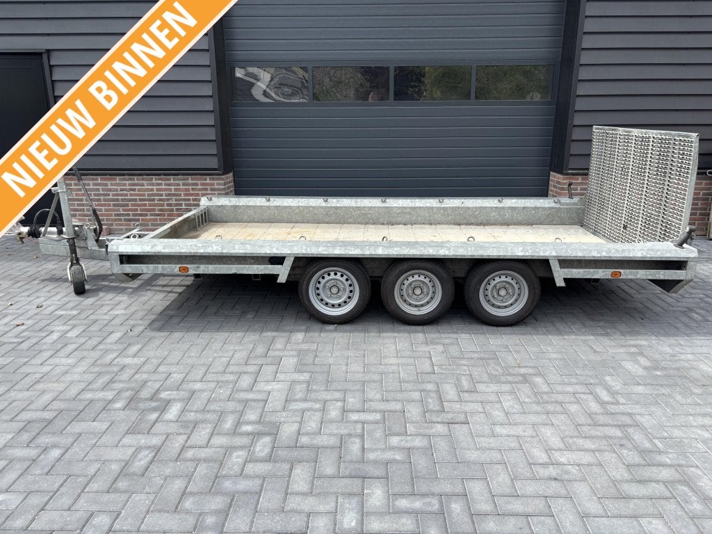 Hulco Terrax Machinetransporter oprijwagen aanhanger 2023, Auto diversen, Aanhangers en Bagagewagens, Gebruikt