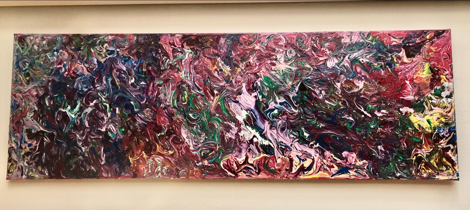 Abstract Schilderij - Levendige Kleurenpracht, Ophalen of Verzenden