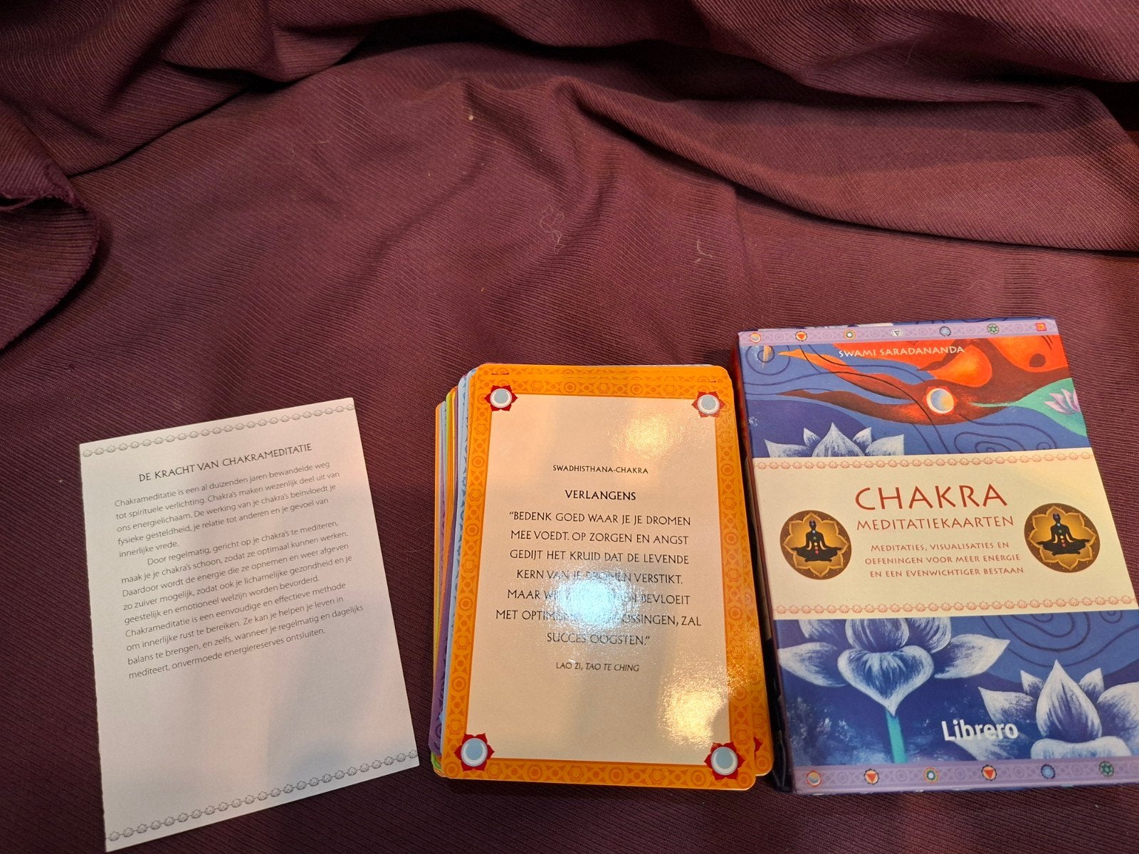 CHAKRA meditatie kaarten Swami Saradananda - Libero, Ophalen of Verzenden