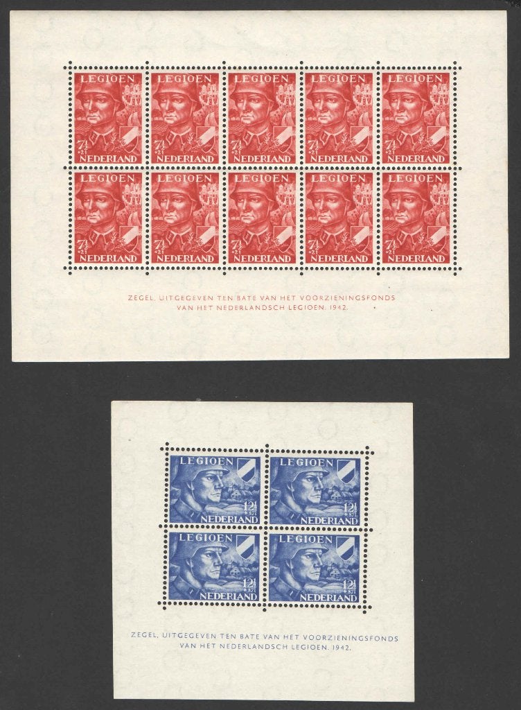 Nederland NVPH nr V402/3 postfris Legioenzegels 1942, Postzegels en Munten, Postzegels | Nederland, Ophalen of Verzenden, Na 1940