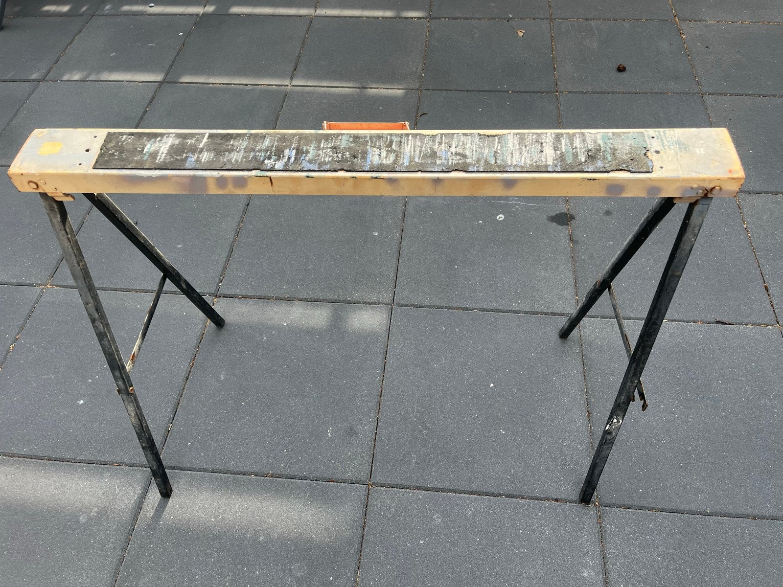 Stevige schraag, inklapbaar, Ophalen of Verzenden, Gebruikt, 70 tot 120 cm, Inklapbaar