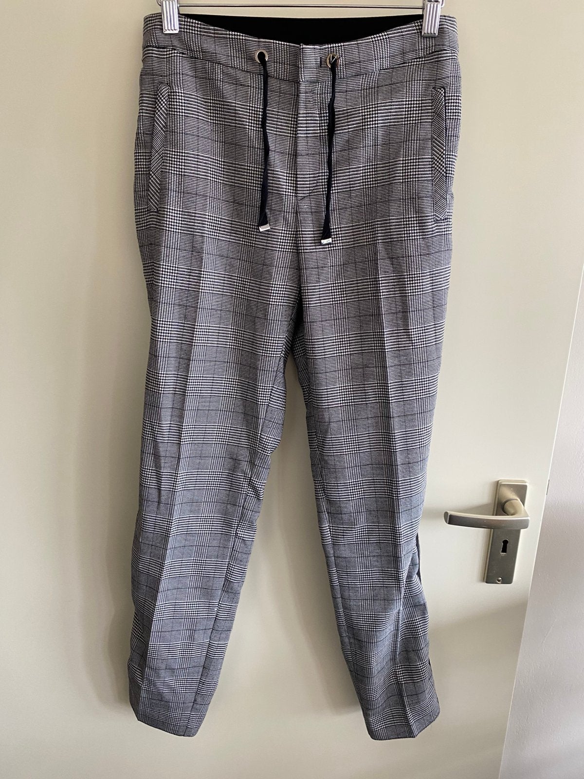 398. Monari pantalon maat 34, -, Verzenden, Zwart, -