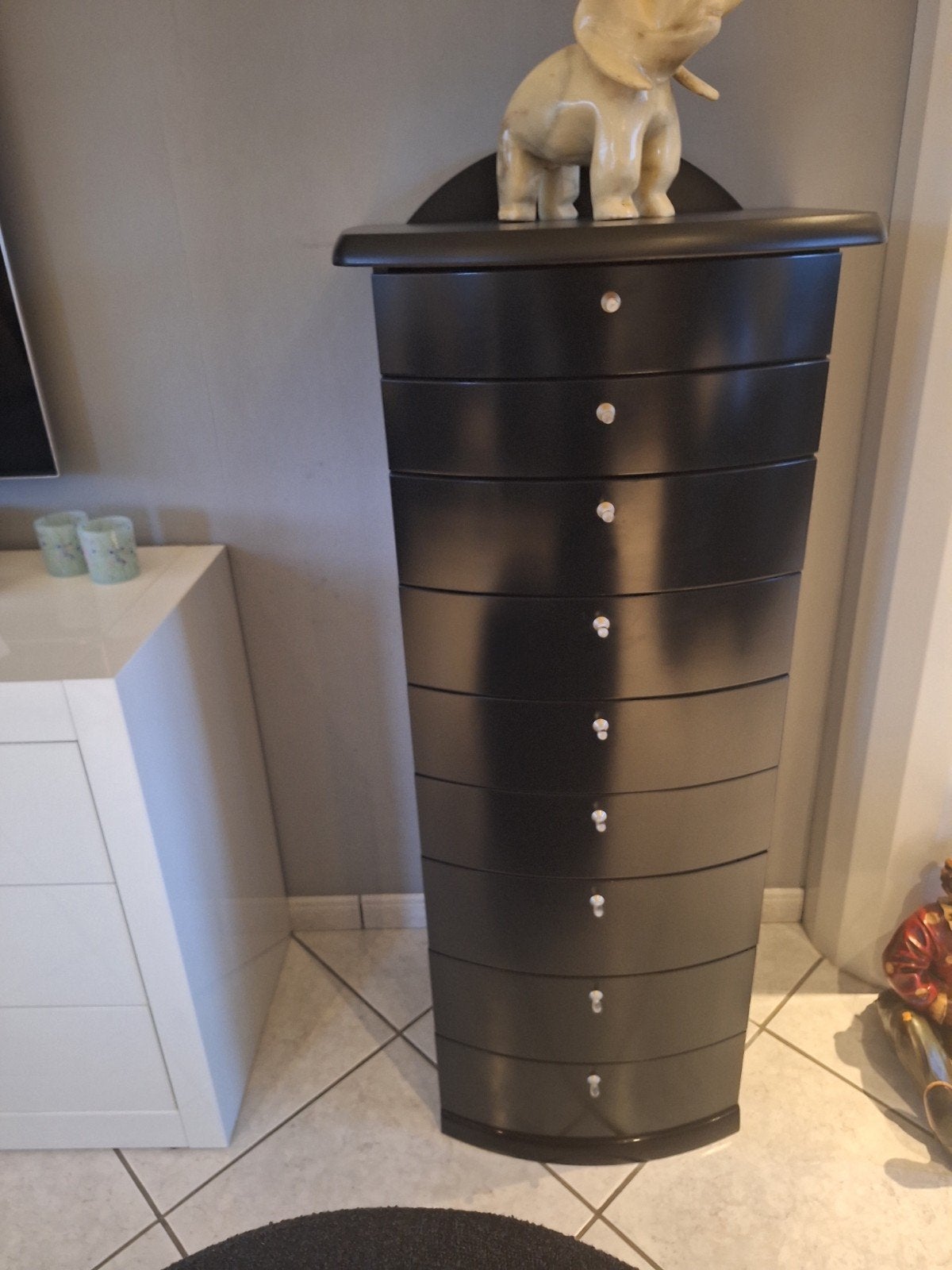 Hoge ladekast met 10 laden - - Zo goed als nieuw, Huis en Inrichting, Kasten | Ladekasten, 5 laden of meer, 100 tot 150 cm, Zo goed als nieuw