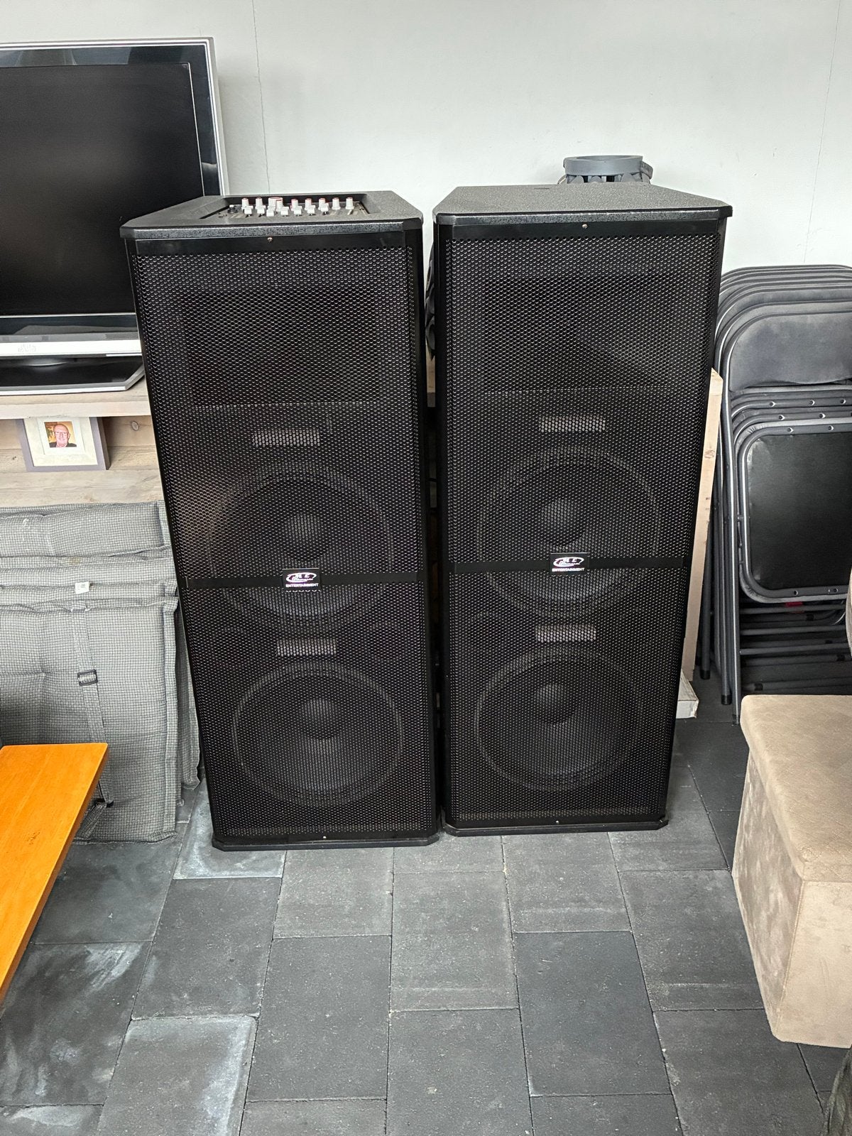 Professionele Audio Systeem Speakerset - 1000W, Gebruikt, Speakerset, Ophalen of Verzenden, Geschikt voor surround/home cinema