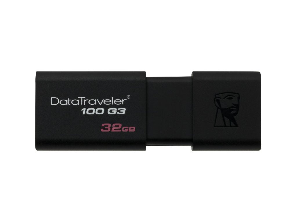 Kingston DataTraveler 100 G3 32GB Zwart, Computers en Software, USB Sticks, Zo goed als nieuw, 32 GB, Ophalen of Verzenden