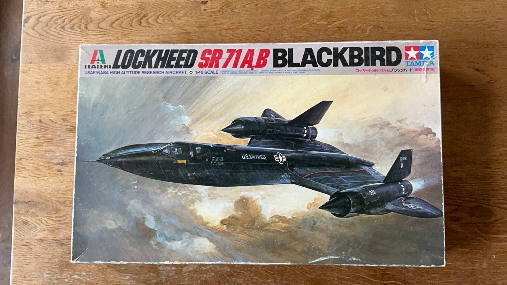 Tamiya / Italeri SR71 Blackbird 1/48, Ophalen of Verzenden, Zo goed als nieuw, Groter dan 1:72, Vliegtuig