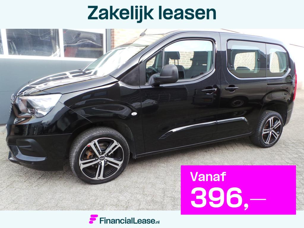 Opel Combo Tour 1.2 Turbo L1H1 Edition 22.950 Airco,Cruise,N, Voorwielaandrijving, Stof, Gebruikt, Zwart