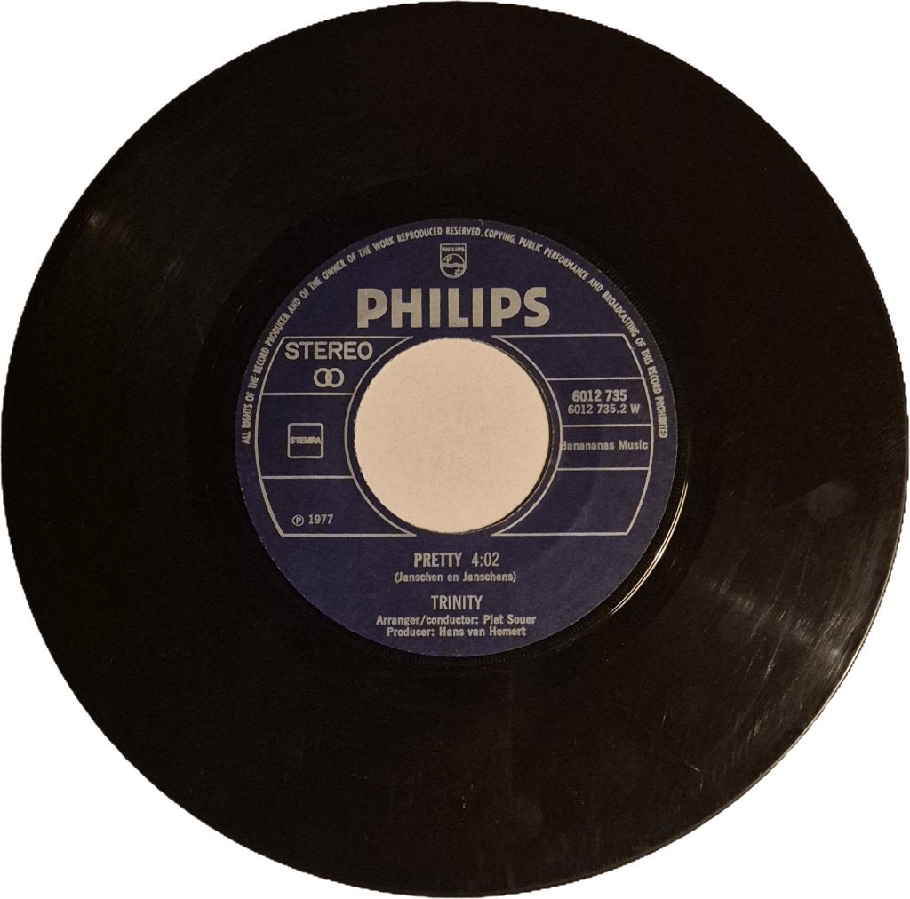 Trinity - Pretty / We Love The Pirate Stations  #s057#, Gebruikt, 7 inch, Ophalen of Verzenden, EP