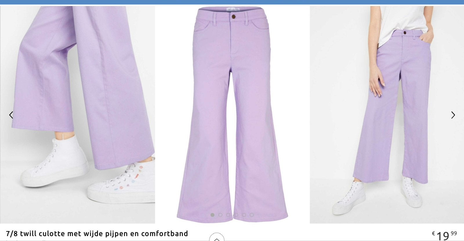 7/8 culotte - maat 40, Ophalen of Verzenden, Zo goed als nieuw, Paars
