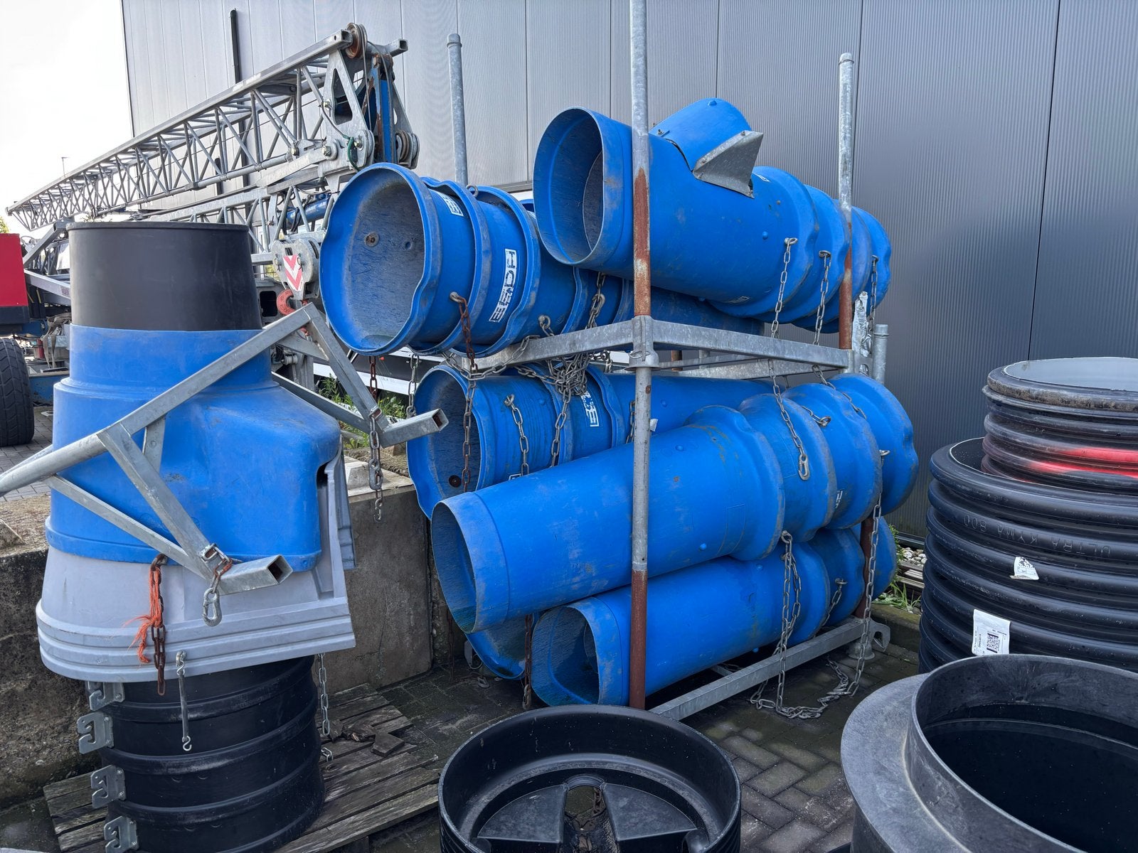 Stortkoker, Ophalen, Minder dan 2 meter, 80 mm of meer