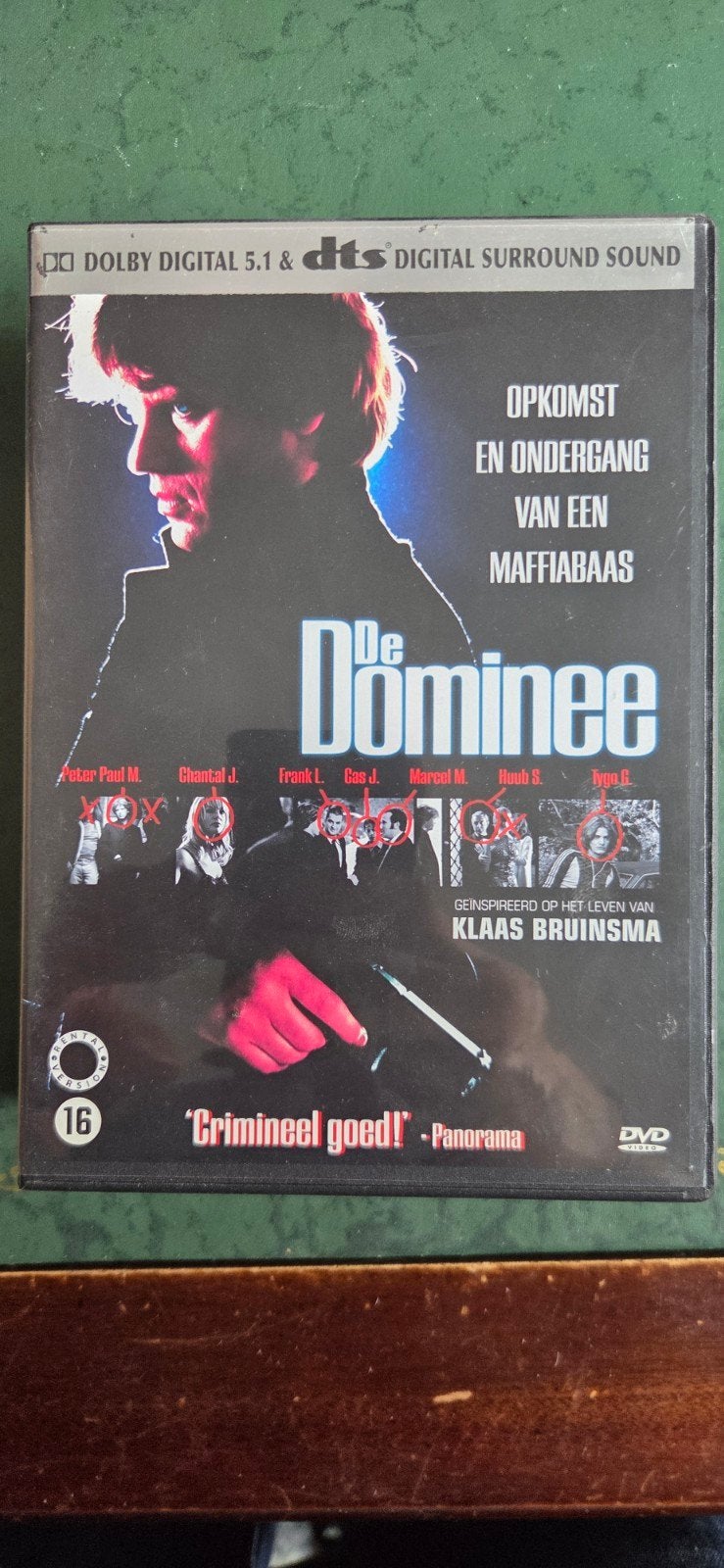 De Dominee DVD - Misdaadfilm over Klaas Bruinsma, Maffia en Misdaad, Gebruikt, Vanaf 16 jaar, Nederlands