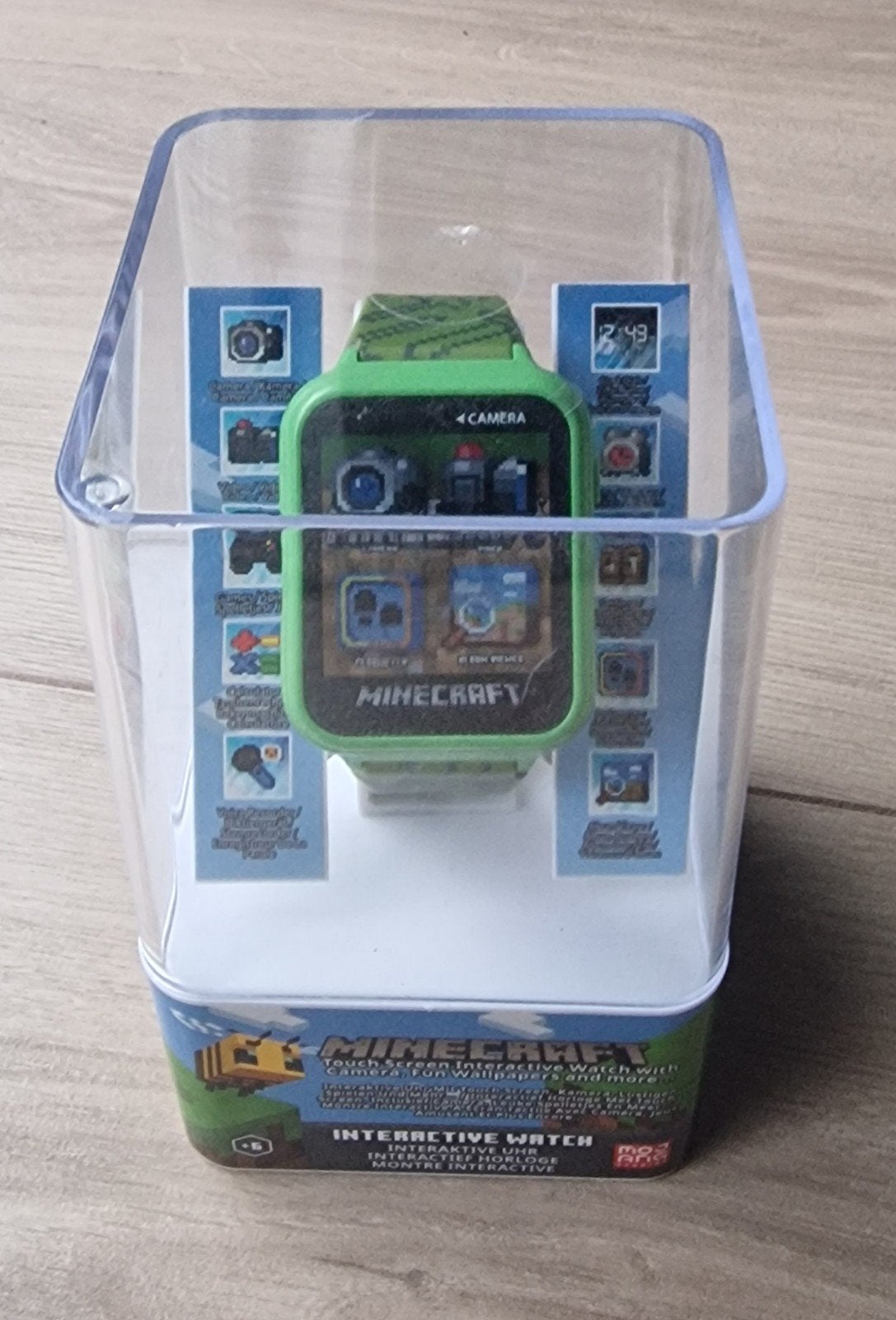 Minecraft Interactief Horloge - Zo goed als nieuw, Ophalen, Zo goed als nieuw, Groen, Minecraft