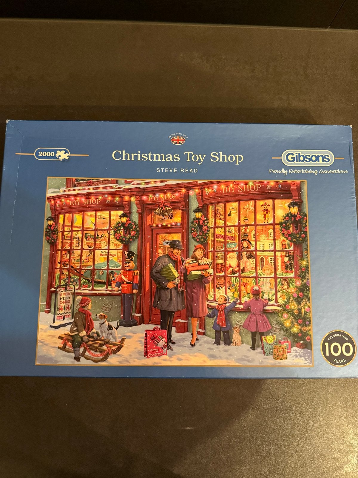 2 Gibson’s & Falcon kerstpuzzels, Ophalen of Verzenden, Meer dan 1500 stukjes, Zo goed als nieuw, Legpuzzel