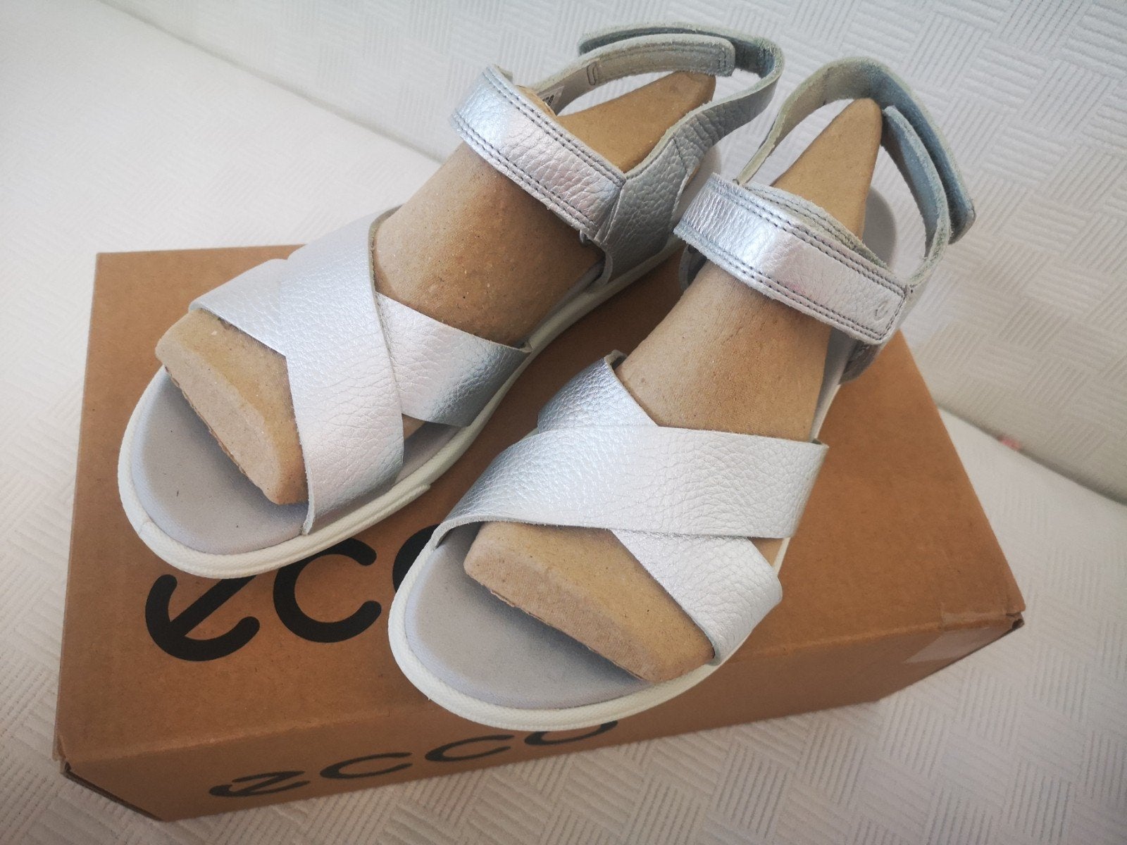 Dames sandalen Ecco maat 39, Kleding | Dames, Schoenen, Ophalen of Verzenden, Zo goed als nieuw, Sandalen of Muiltjes