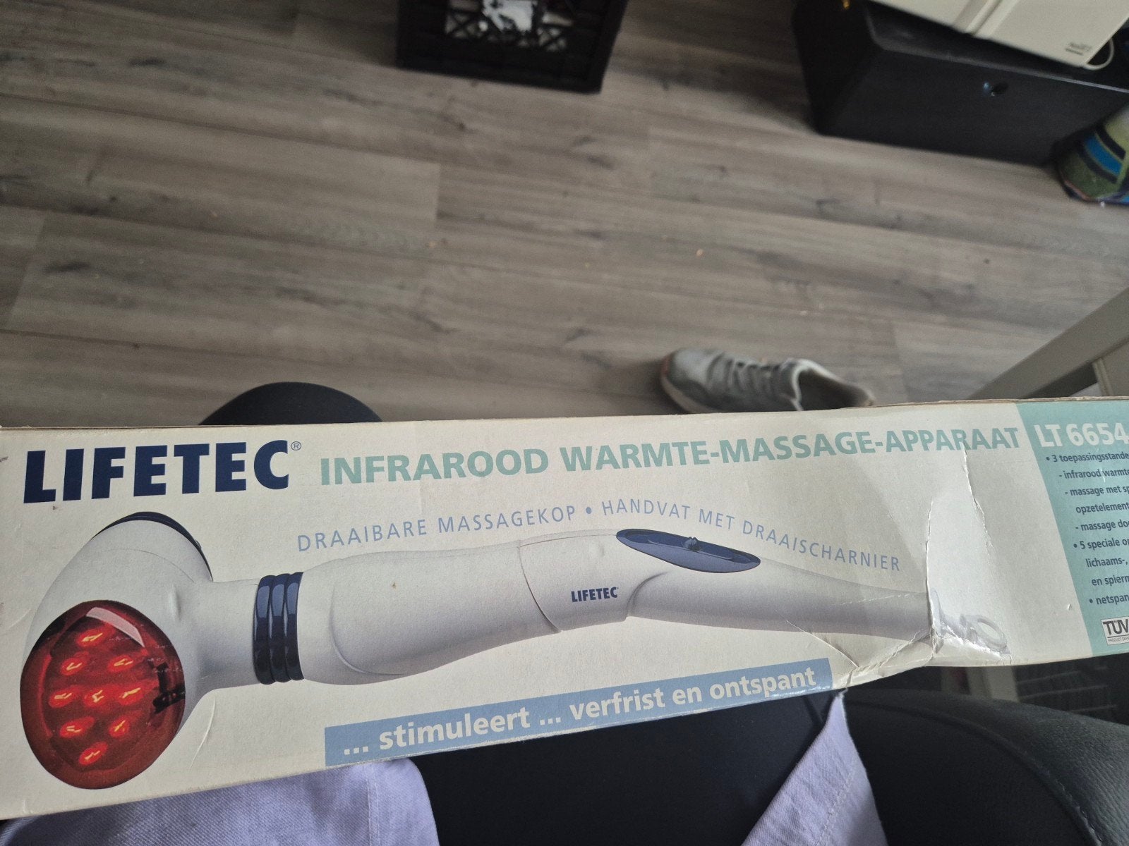 Nieuw Lifetec Infrarood Warmte-Massage-apparaat LT 6654, Sport en Fitness, Ophalen of Verzenden, Nieuw, Apparaat