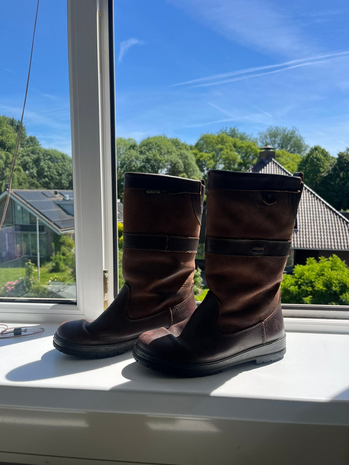 Dubarry laarzen Gore-Tex - Amper gedragen!, Kleding | Dames, Schoenen, Ophalen of Verzenden, Zo goed als nieuw, Bruin, Hoge laarzen