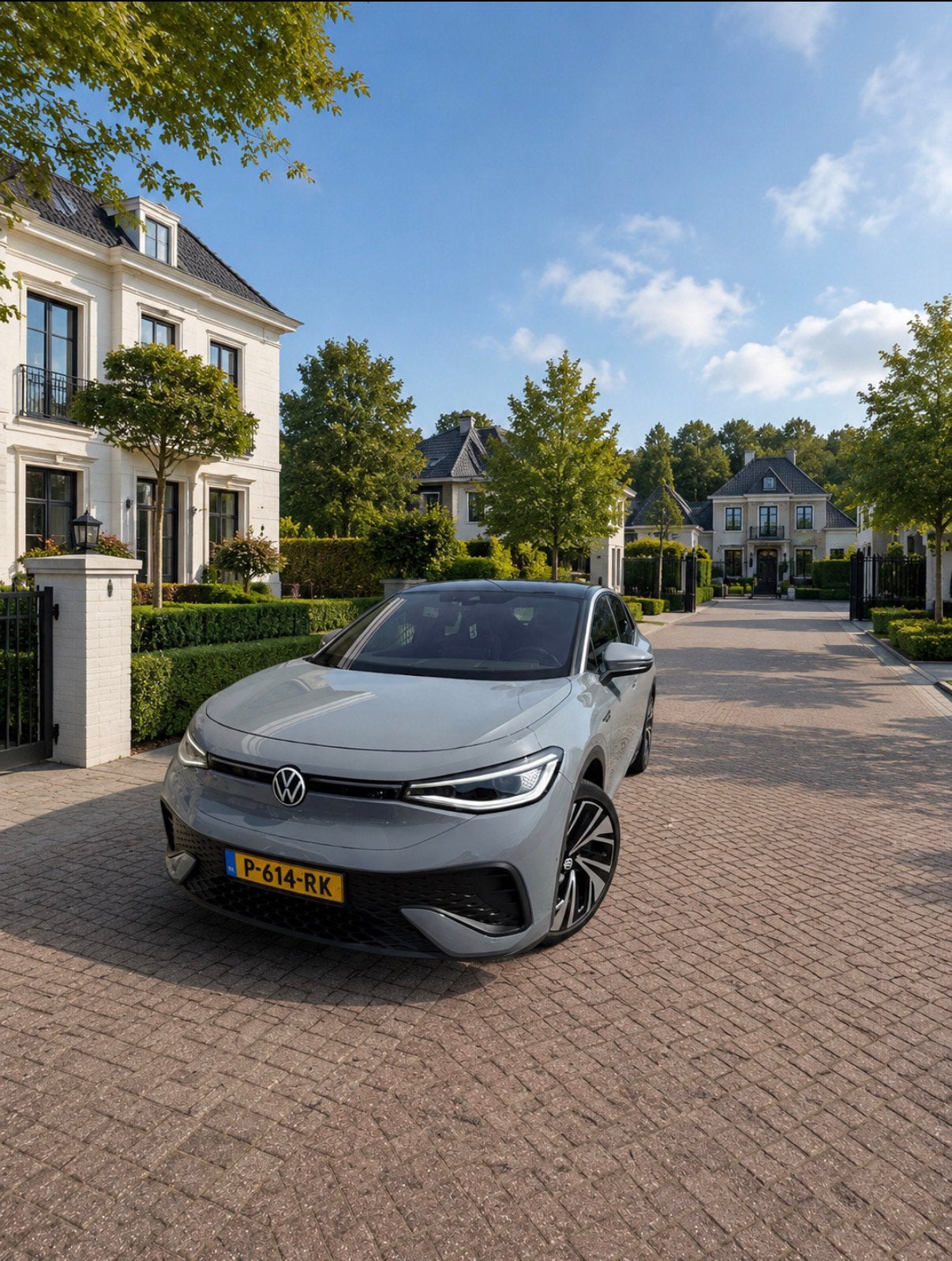 Volkswagen ID.5 77kWh 204pk 2022 Grijs, Auto's, Automaat, Achterwielaandrijving, ID.5, 95 pk