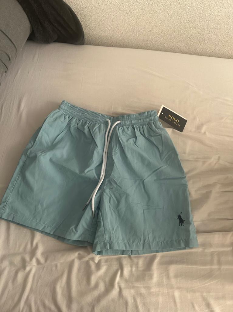 Zwembroek ralph lauren, Kleding | Heren, Badmode en Zwemkleding, Verzenden, Maat 48/50 (M), Blauw, Zwemshort